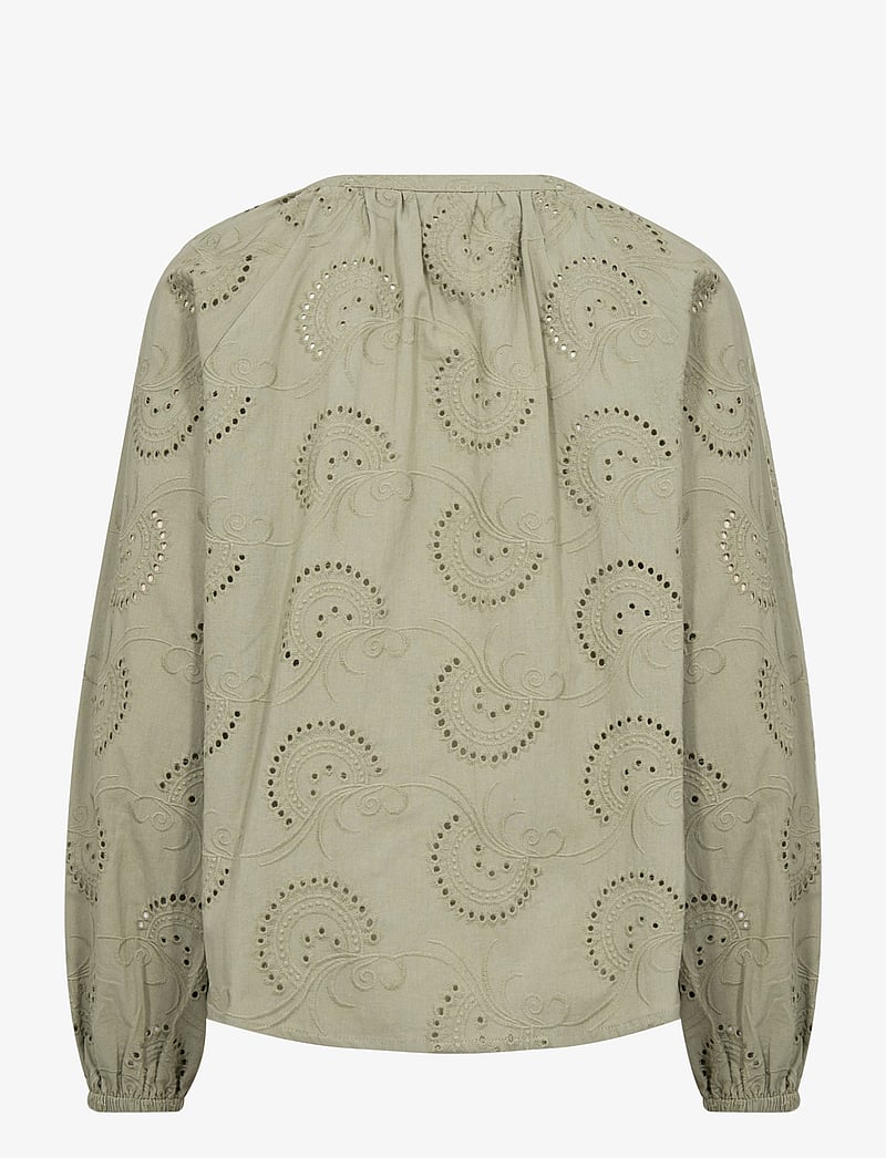 Cream - CRDelia Blouse - pikkade varrukatega pluusid - tea - 2