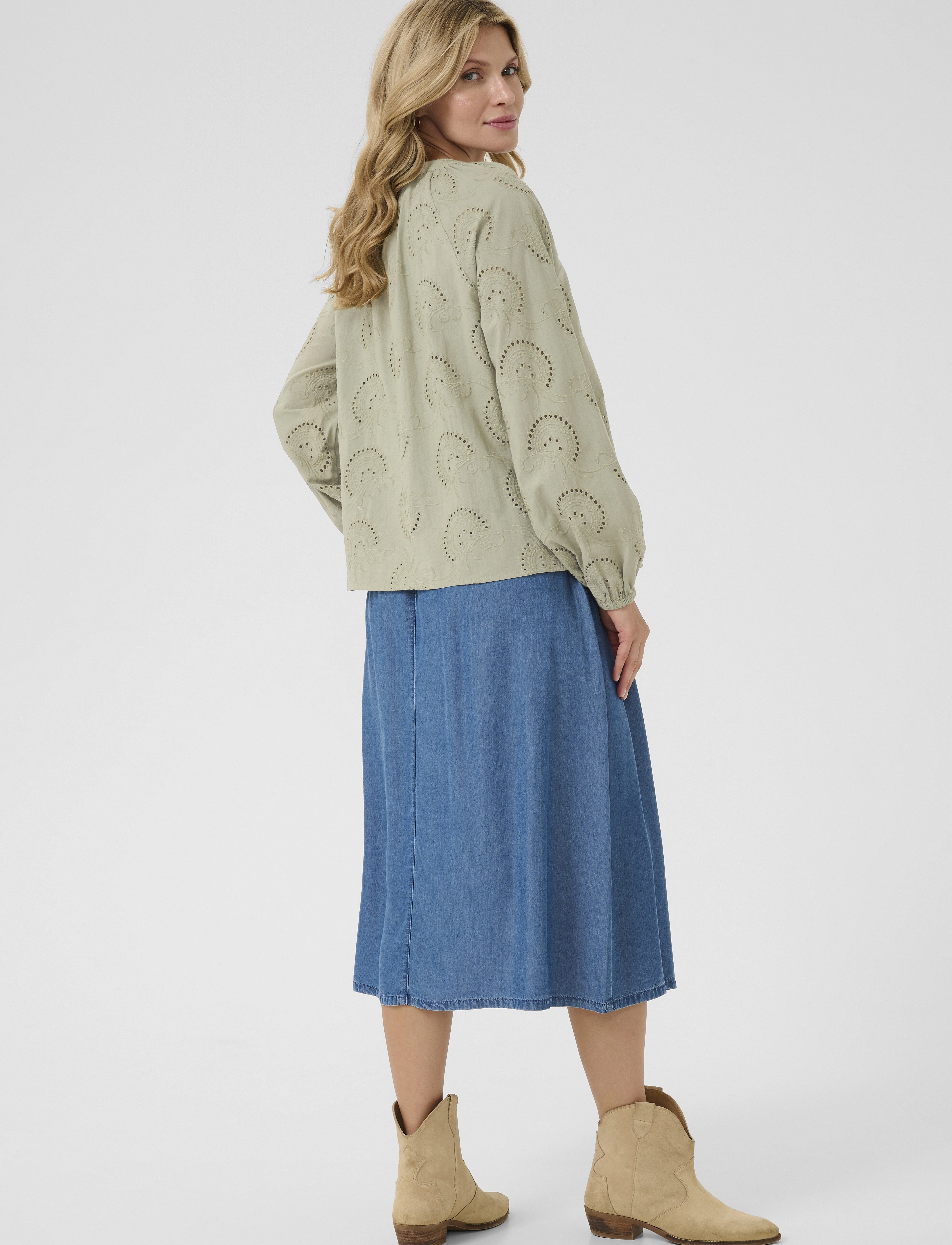 Cream - CRDelia Blouse - tea - 4