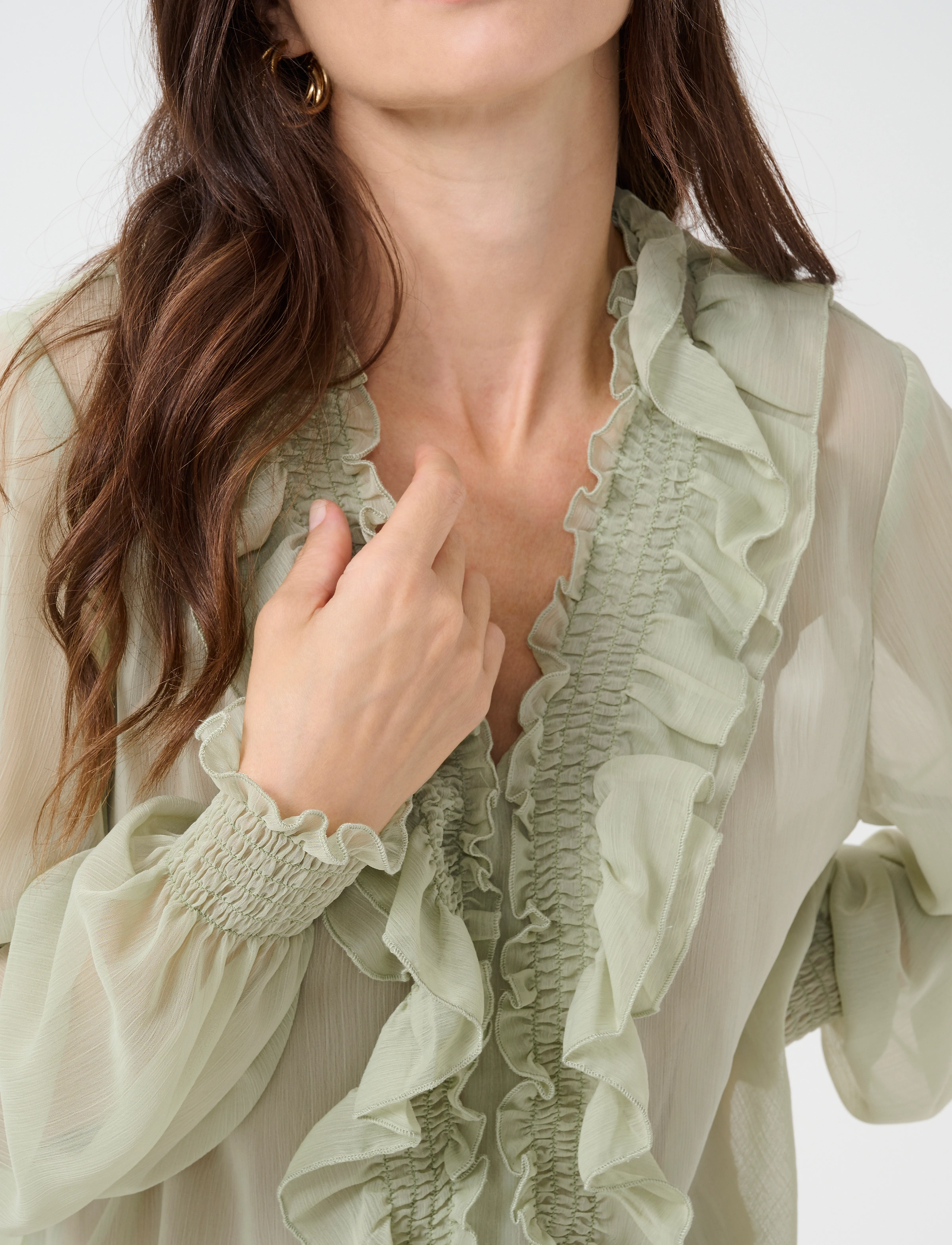 Cream - CREmery Blouse - tea - 5