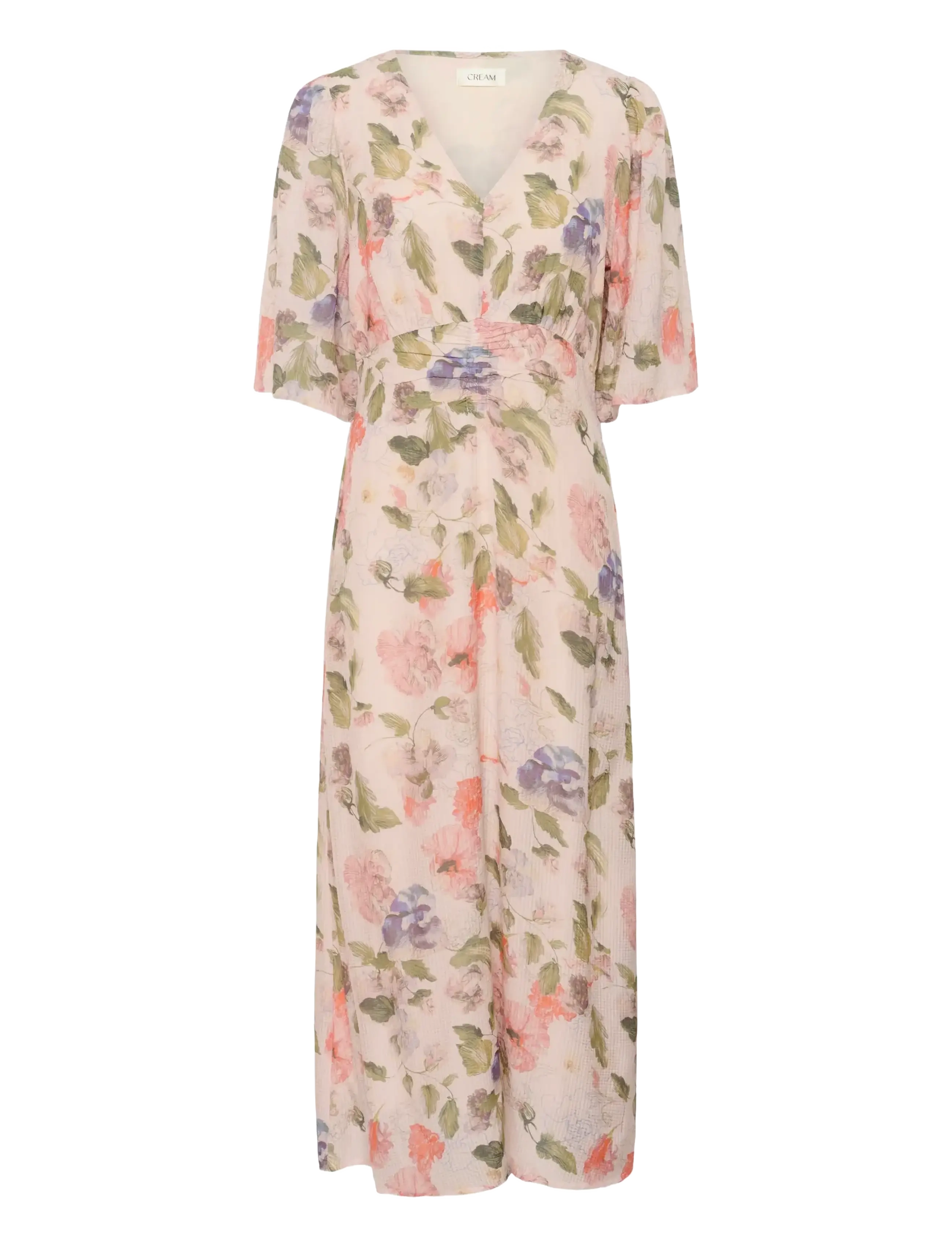 Cream CRHailey Long Dress - Tøj - SEPIA ROSE FLOWER / multi