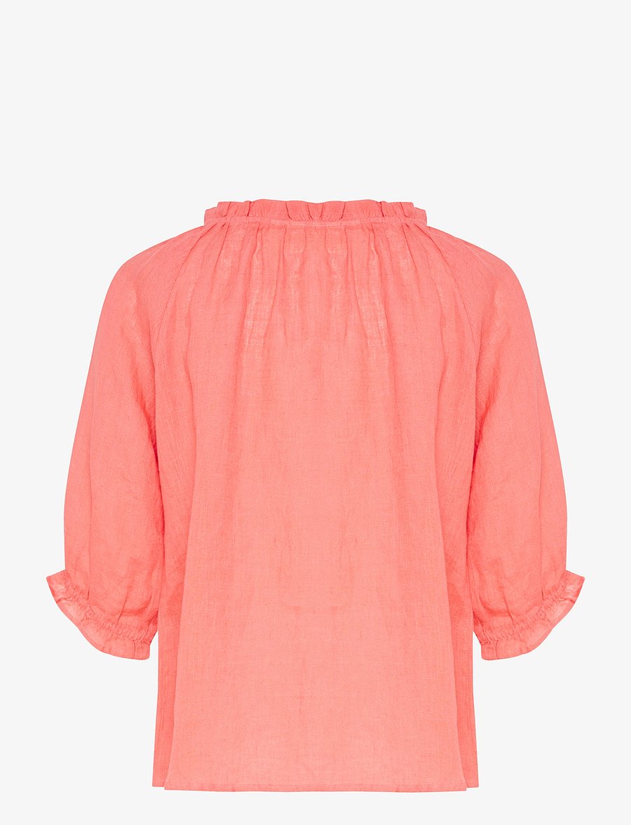 Cream - CRBellis Lace Blouse - kurzärmelige blusen - porcelain rose - 2