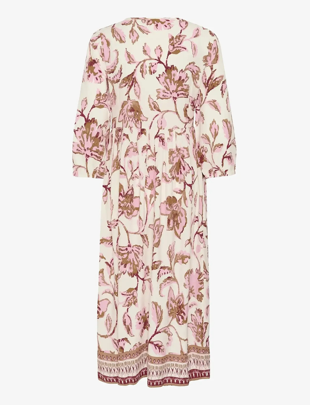 Cream - CRTiah Smock Dress - suvekleidid - pink flower - 2