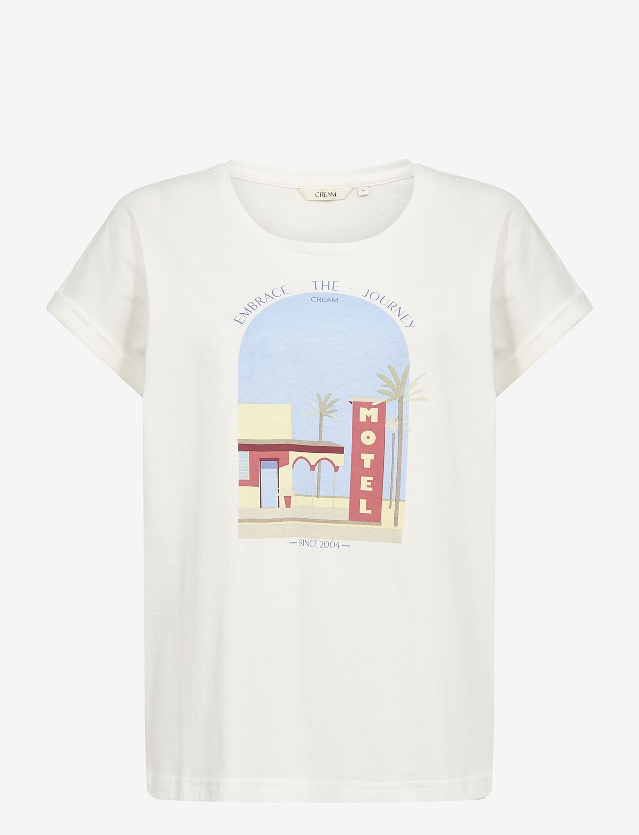 Cream - CRRigga T-Shirt - t-shirts - blue yellow motel - 1