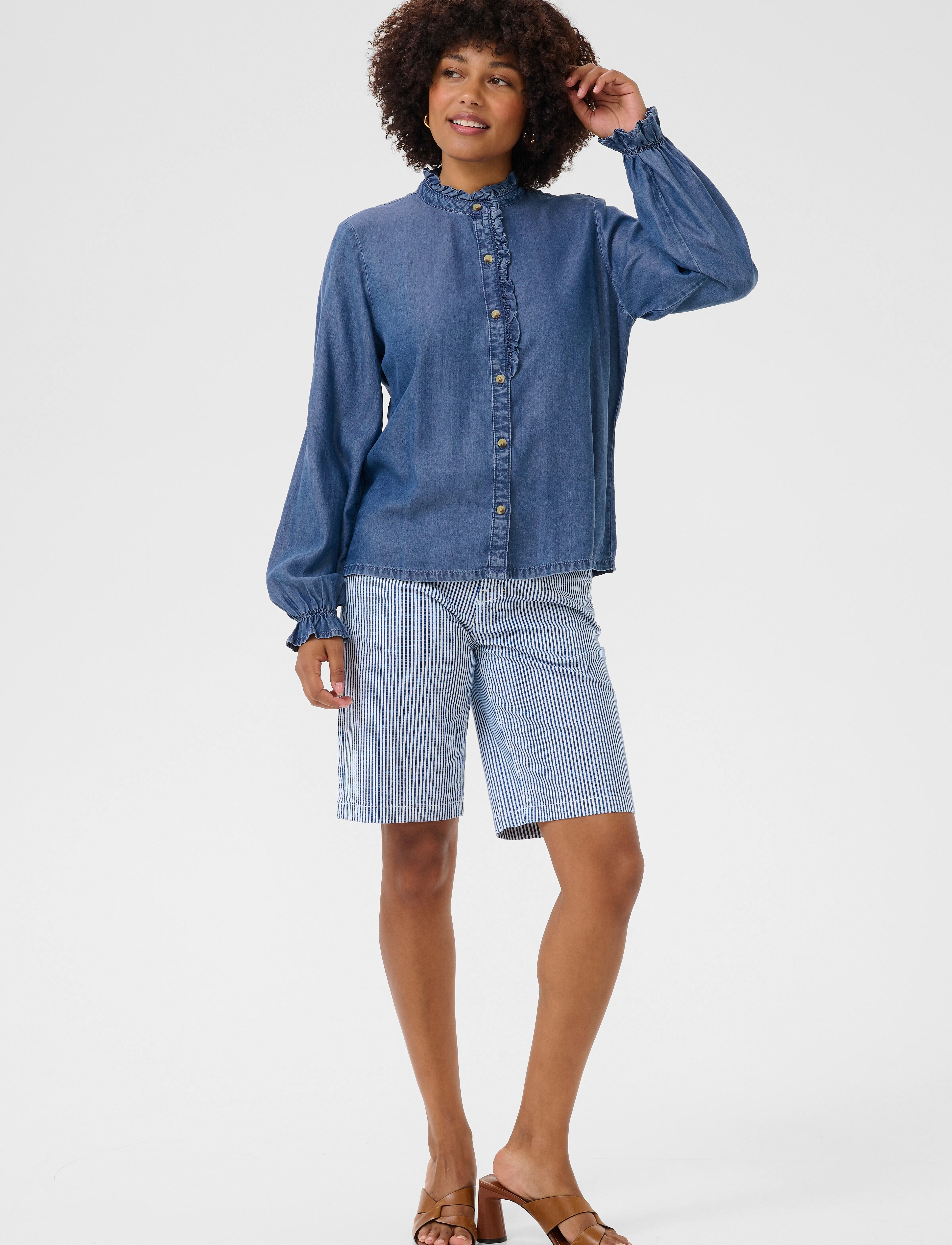 Cream - CRMolly Shirt - toronto medium blue denim - 3