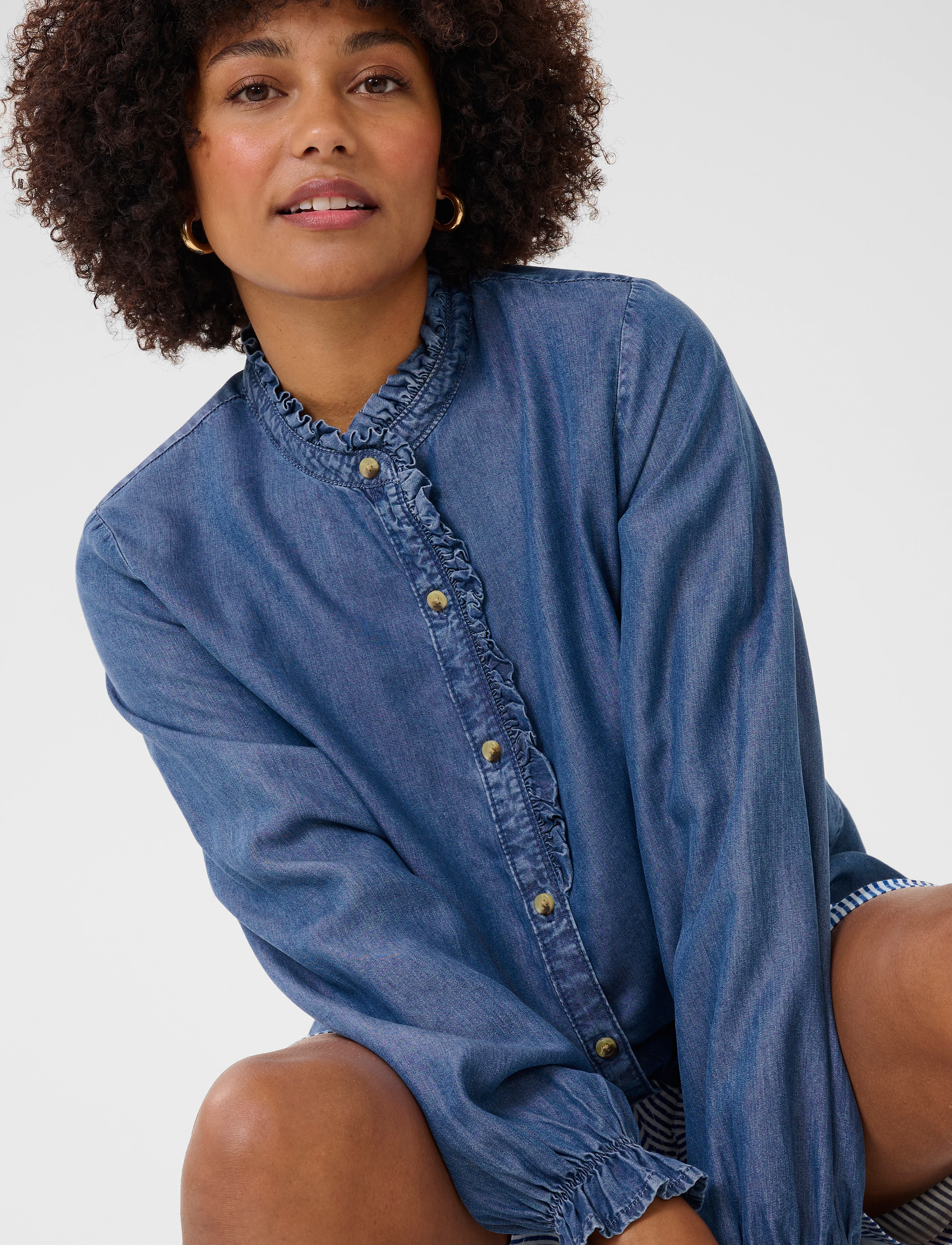 Cream - CRMolly Shirt - toronto medium blue denim - 5