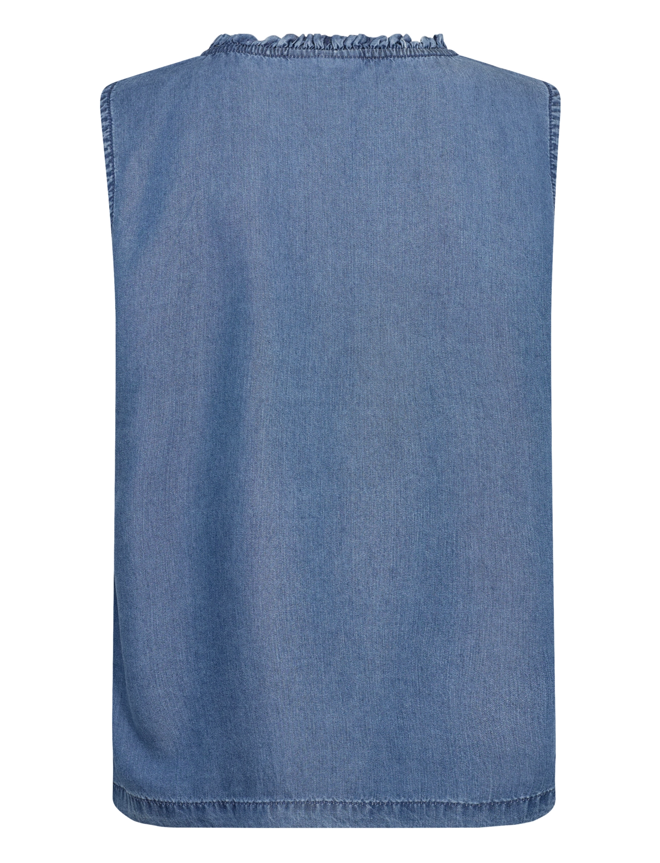 Cream - CRMolly Sleeveless Blouse - toronto medium blue denim - 2