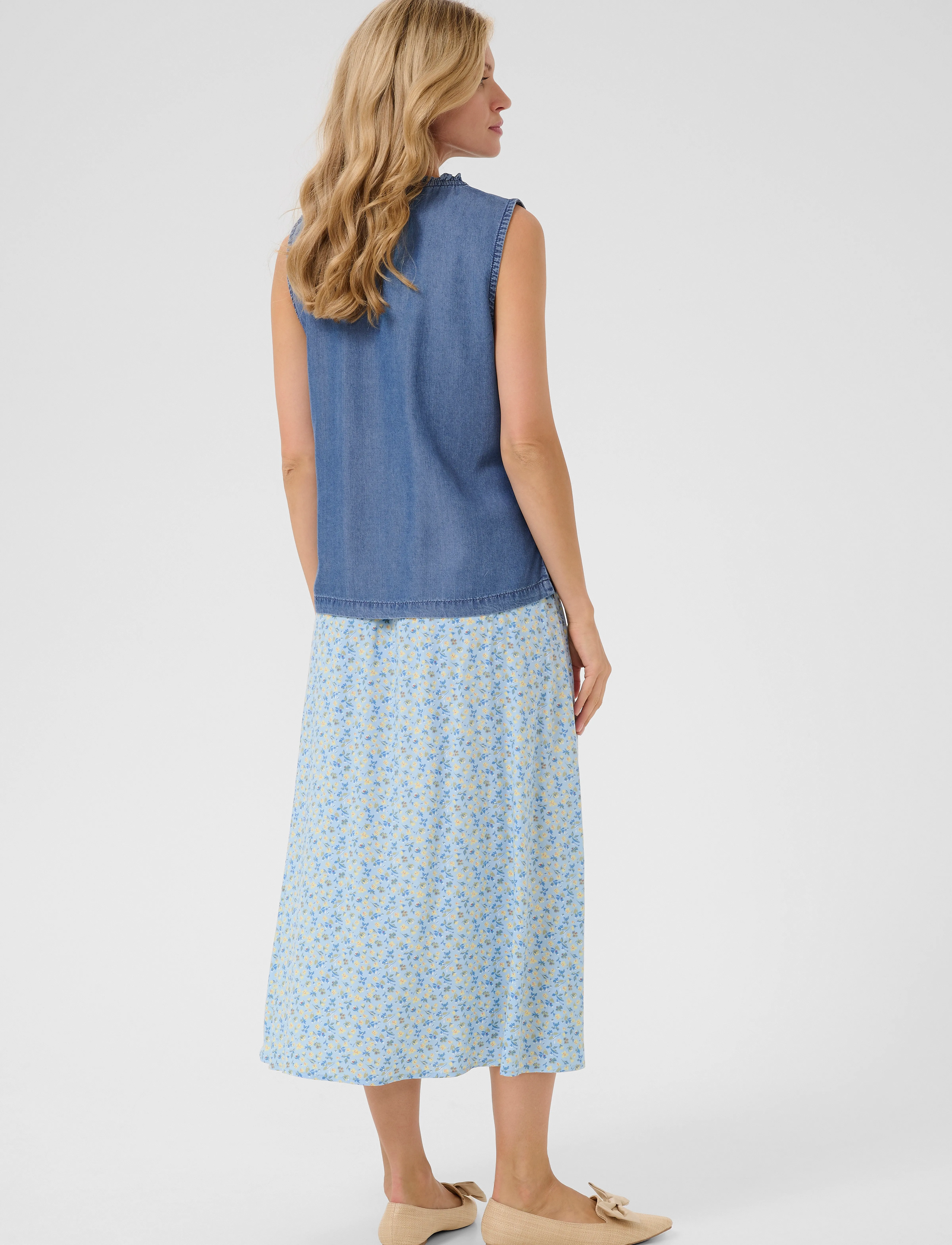 Cream - CRMolly Sleeveless Blouse - toronto medium blue denim - 4