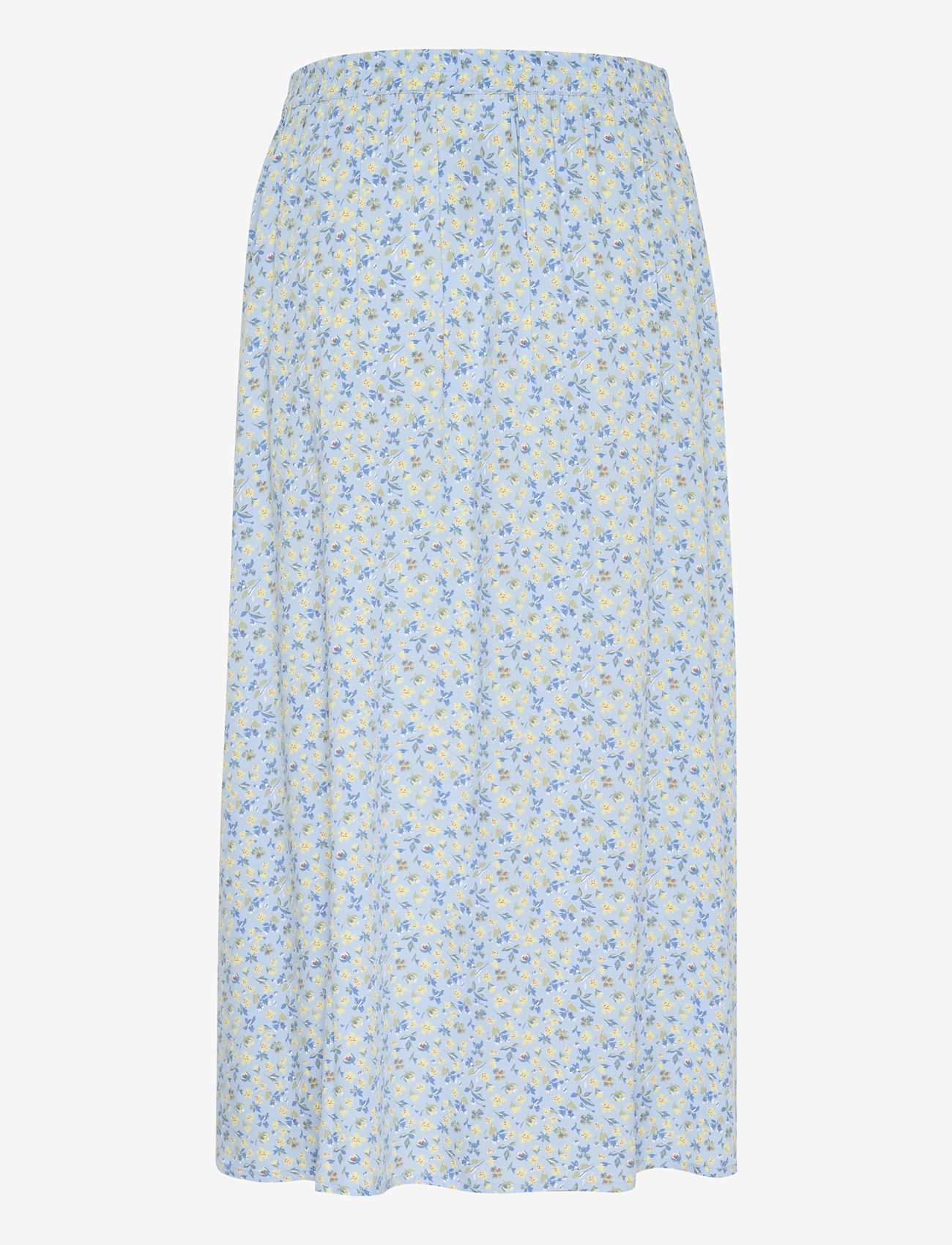 Cream - CRTiah Skirt - midi-röcke - blue yellow small floral - 2