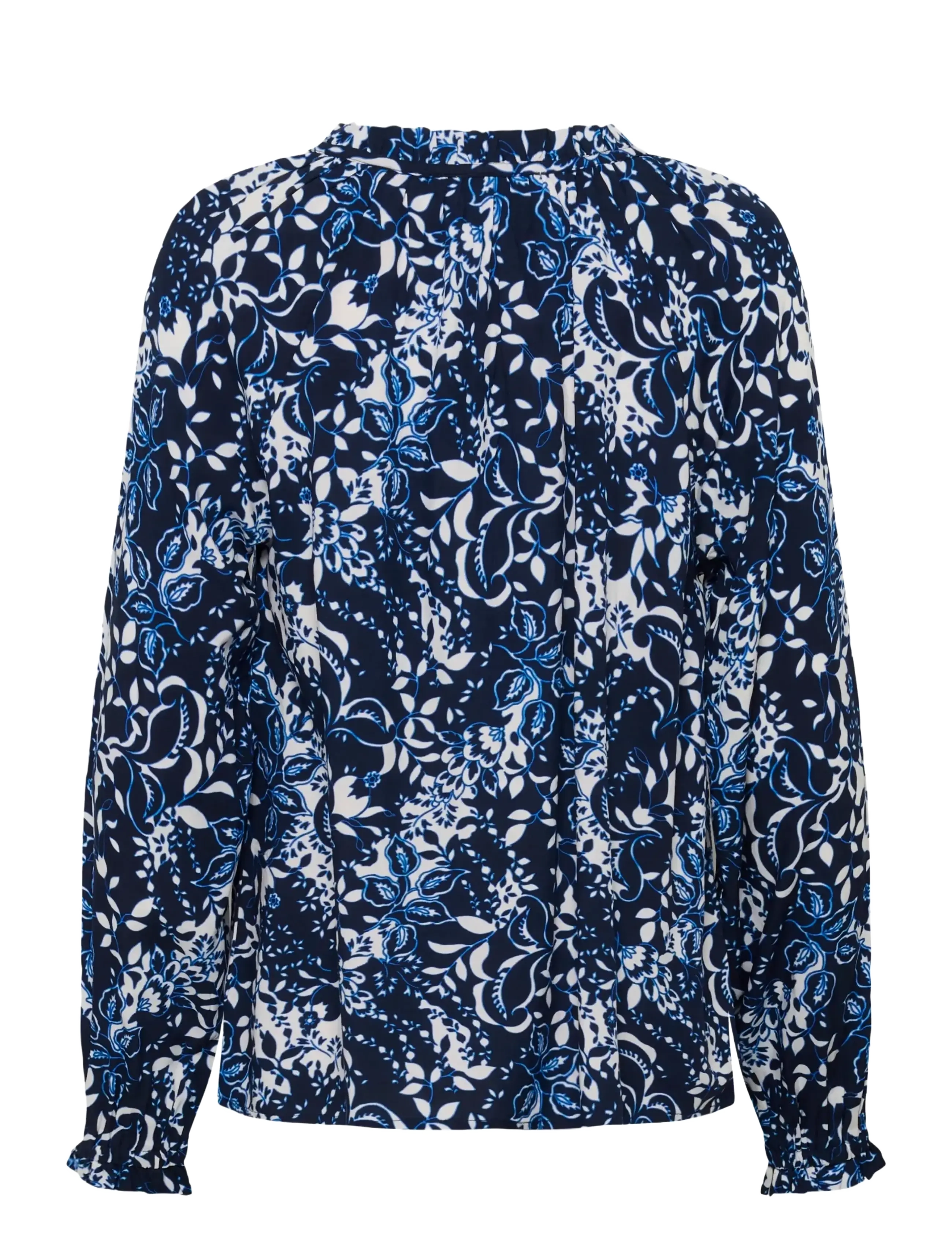Cream - CRTiah Boho Blouse - palaidinės ilgomis rankovėmis - navy blue toile - 2