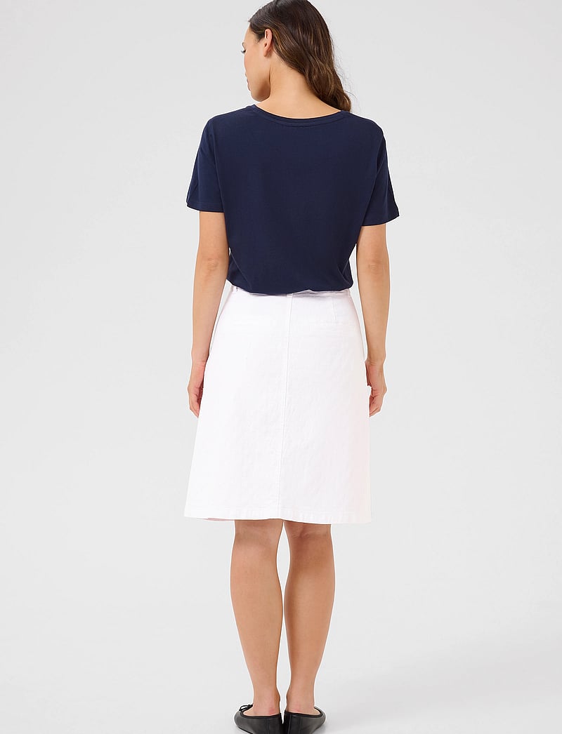 Cream - CRAngelena Skirt - midi nederdele - snow white - 4