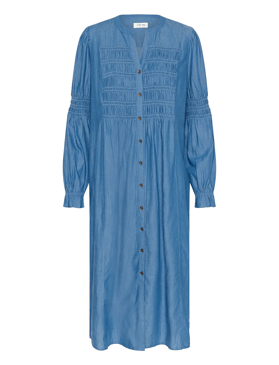 Cream - CRKami Dress - sommerkjoler - providence blue denim - 1