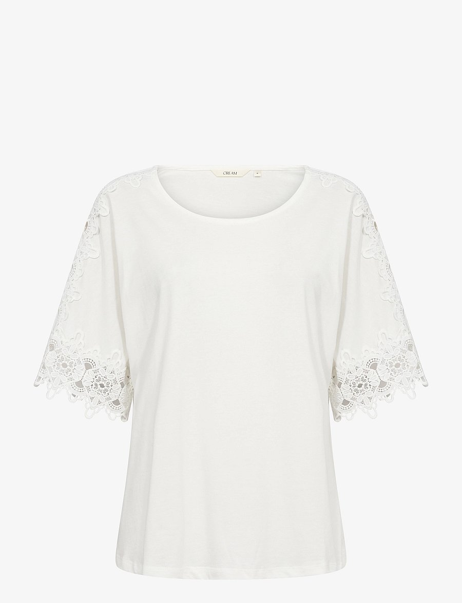 Cream - CRLivy T-Shirt - snow white - 1