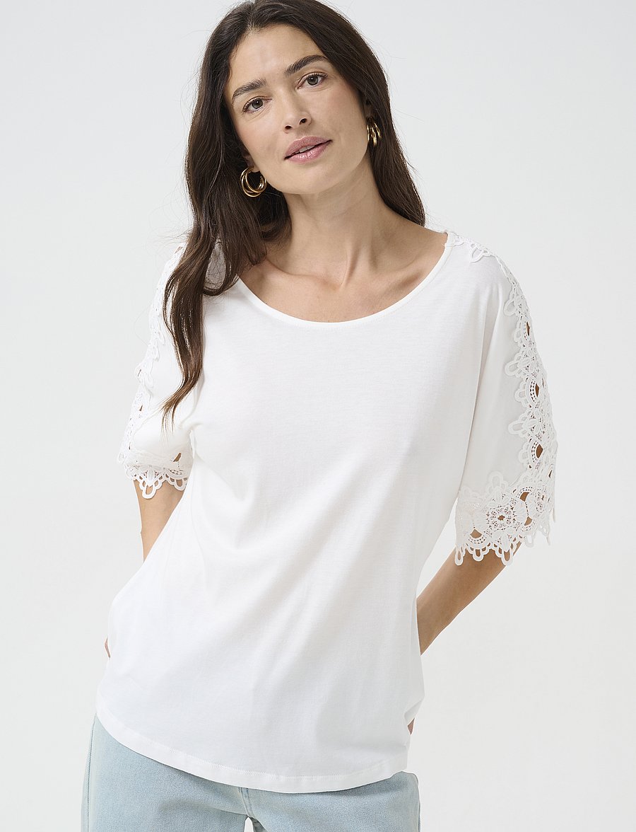 Cream - CRLivy T-Shirt - snow white - 0