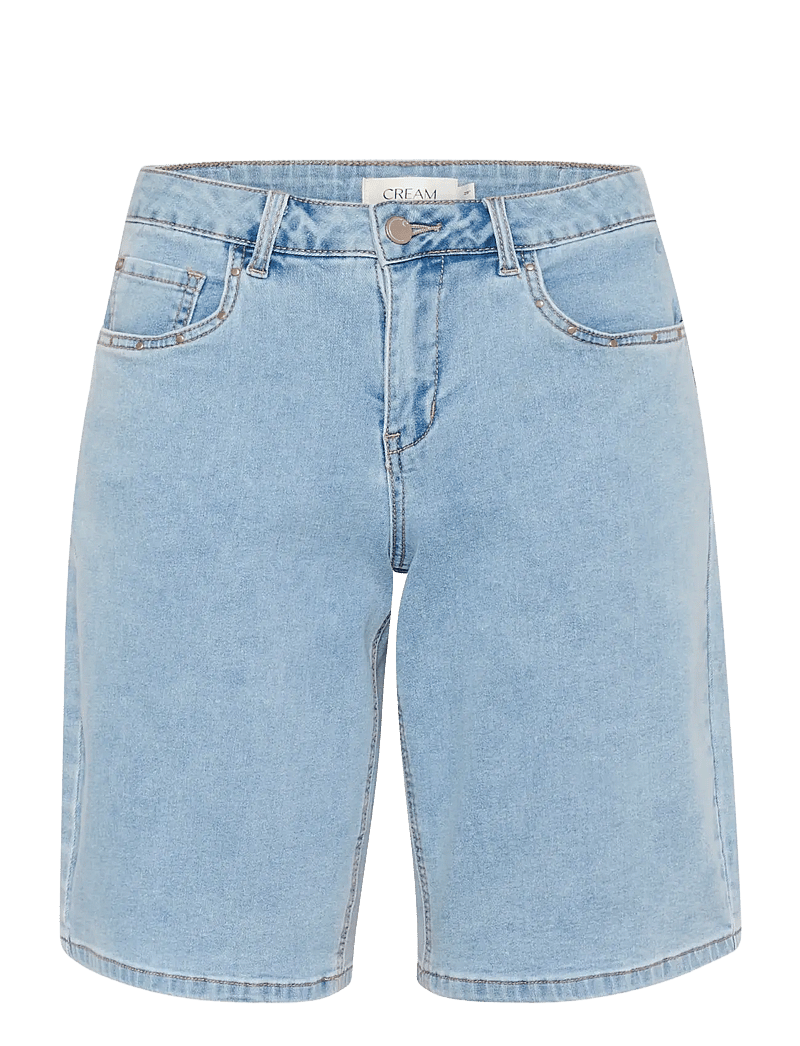 Cream - CRLone Shorts - Coco Fit - jorts - texsas medium blue denim tobac - 1