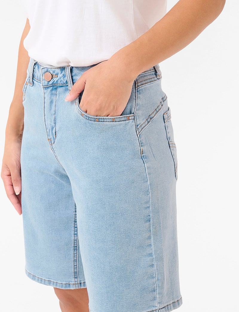 Cream - CRLone Shorts - Coco Fit - jorts - texsas medium blue denim tobac - 5