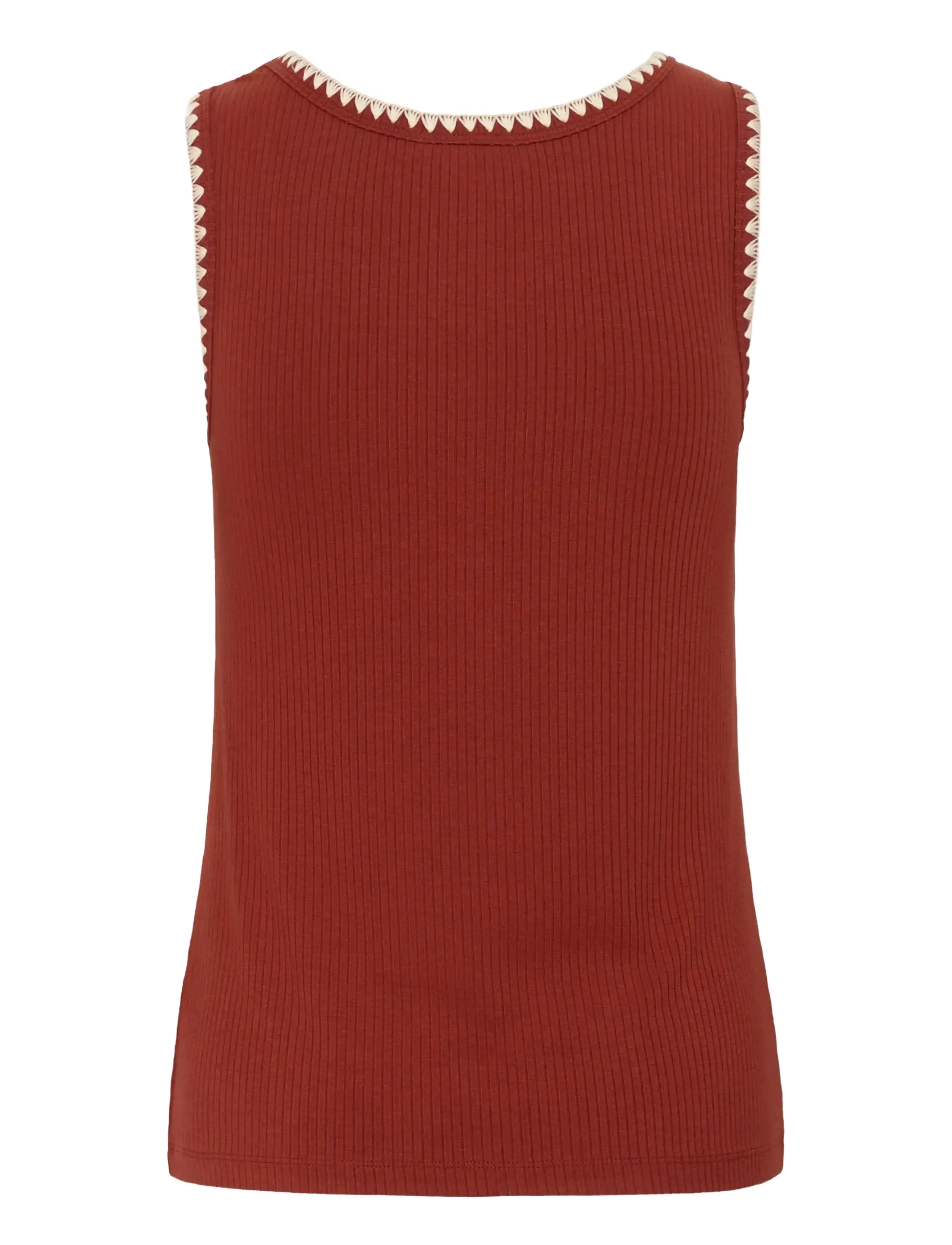 Cream - CRRibba Top - sleeveless tops - brandy snifter - 2