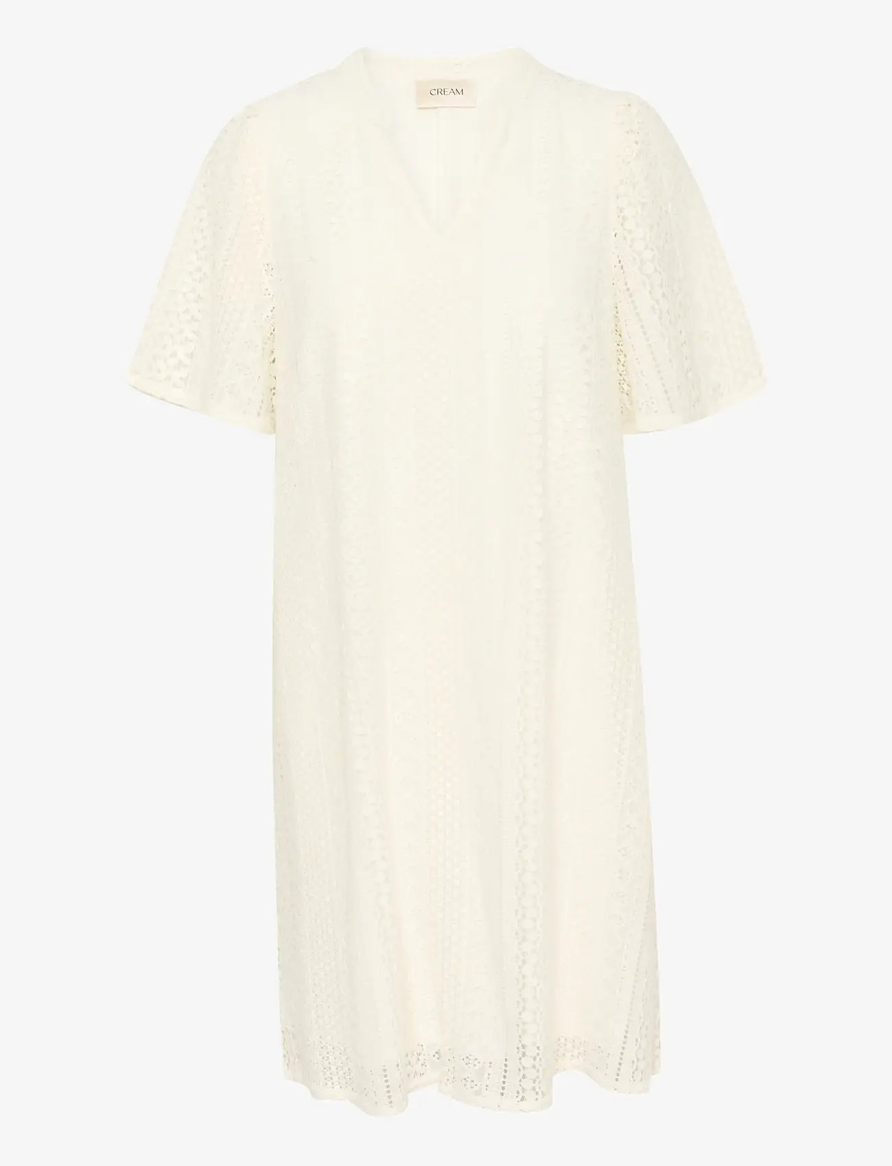 Cream - CRRubby Lace Dress - spitzenkleider - marshmallow - 1