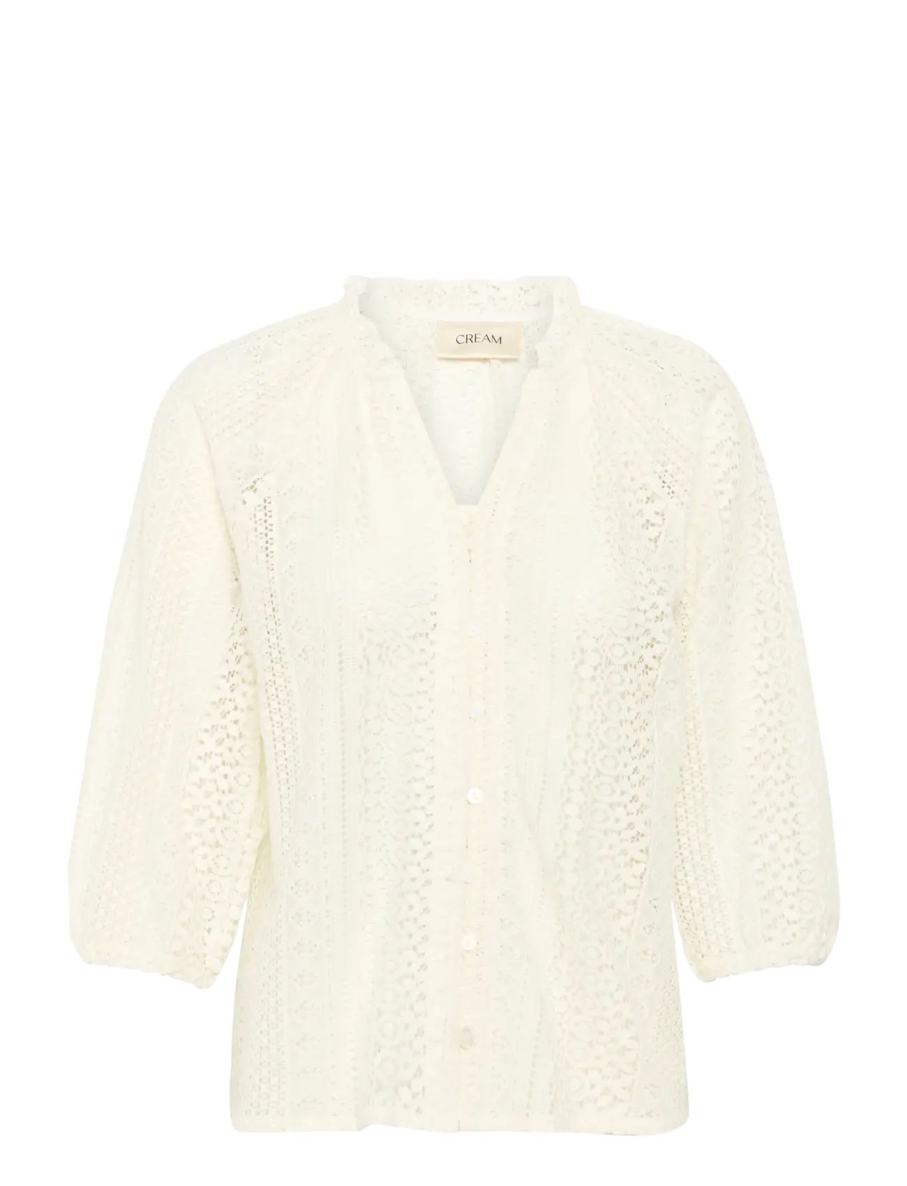 Cream CRRubby Lace Shirt - Bluser & Skjorter - MARSHMALLOW / cream
