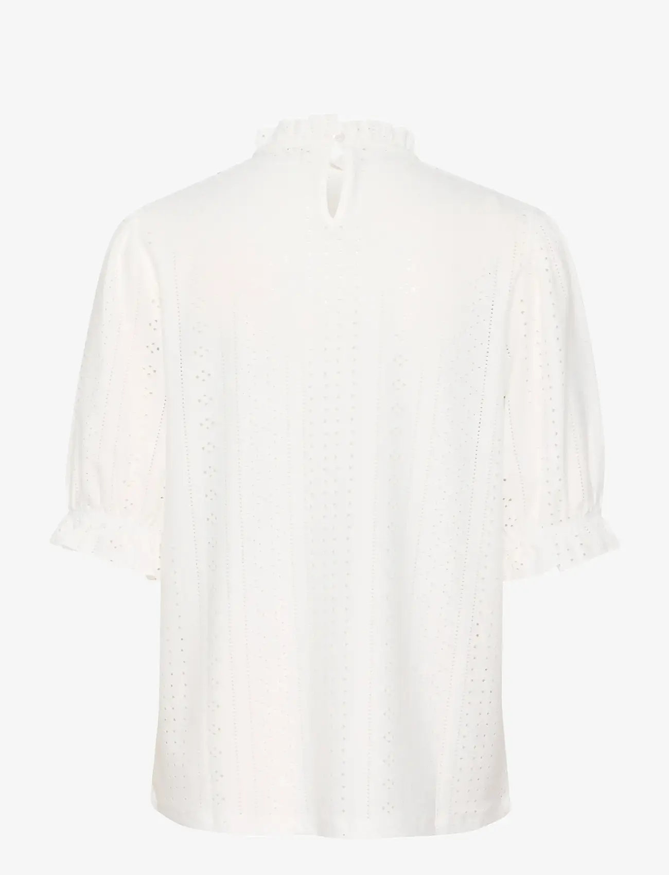 Cream - CRMianna SS Blouse - short-sleeved blouses - snow white - 2