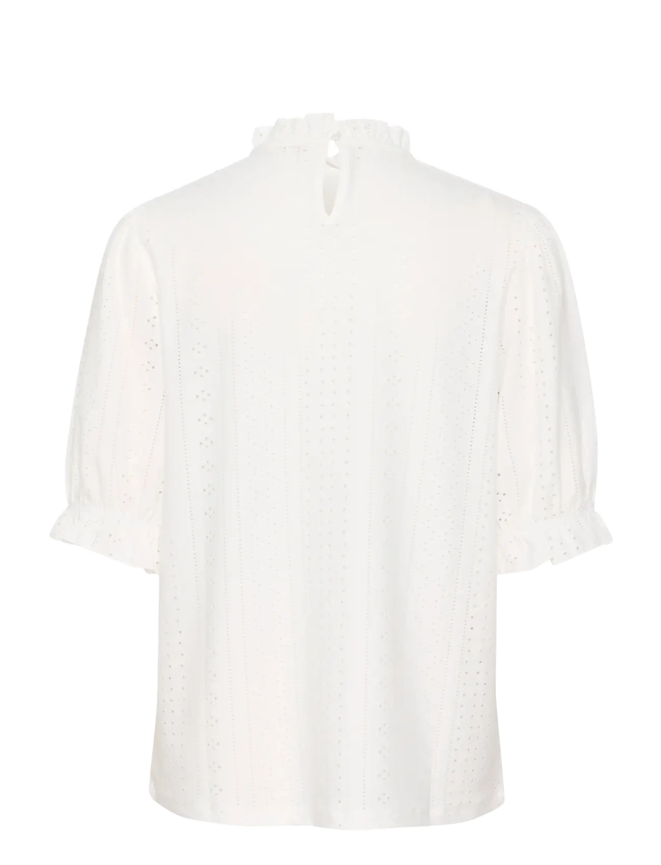 Cream - CRMianna SS Blouse - lühikeste varrukatega pluusid - snow white - 2