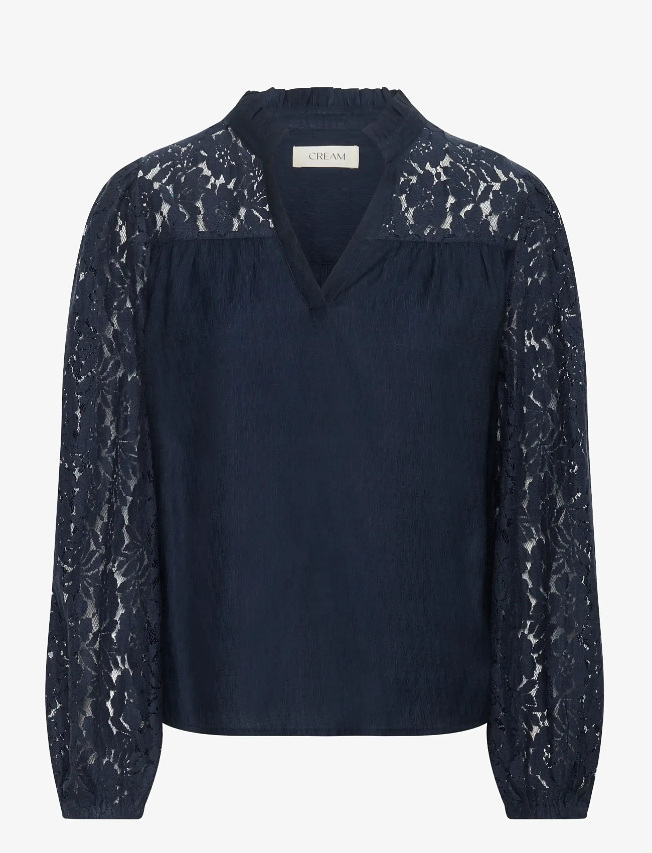 Cream - CRLiselin Lace Blouse - navy blazer - 1