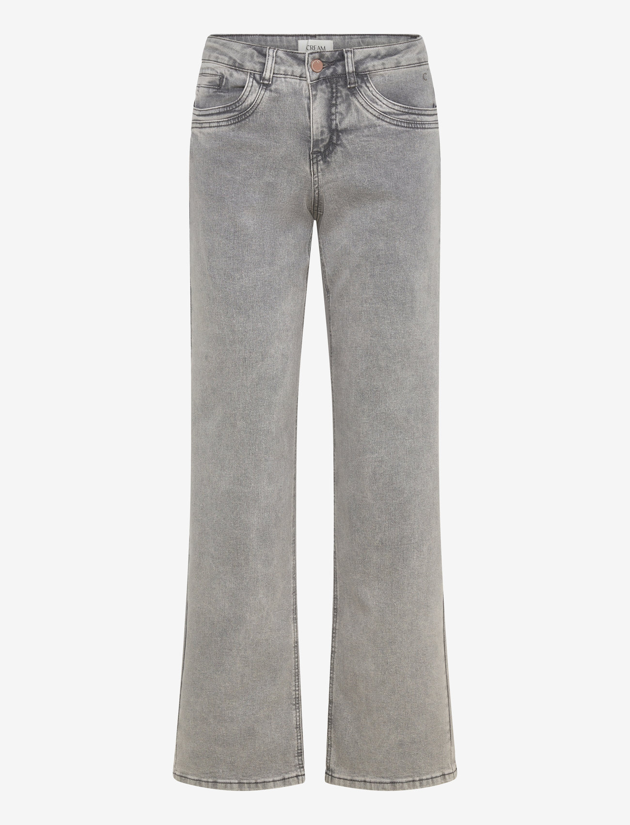 Cream - CRLone Straight Leg Jeans - Coco Fi - straight jeans - michigan medium grey denim - 0