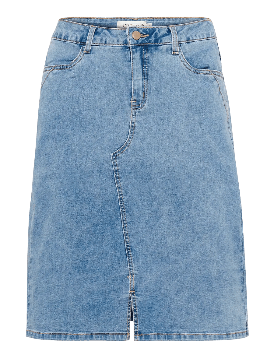 Cream - CRLone Skirt - džinsa svārki - texsas medium blue denim tobac - 1