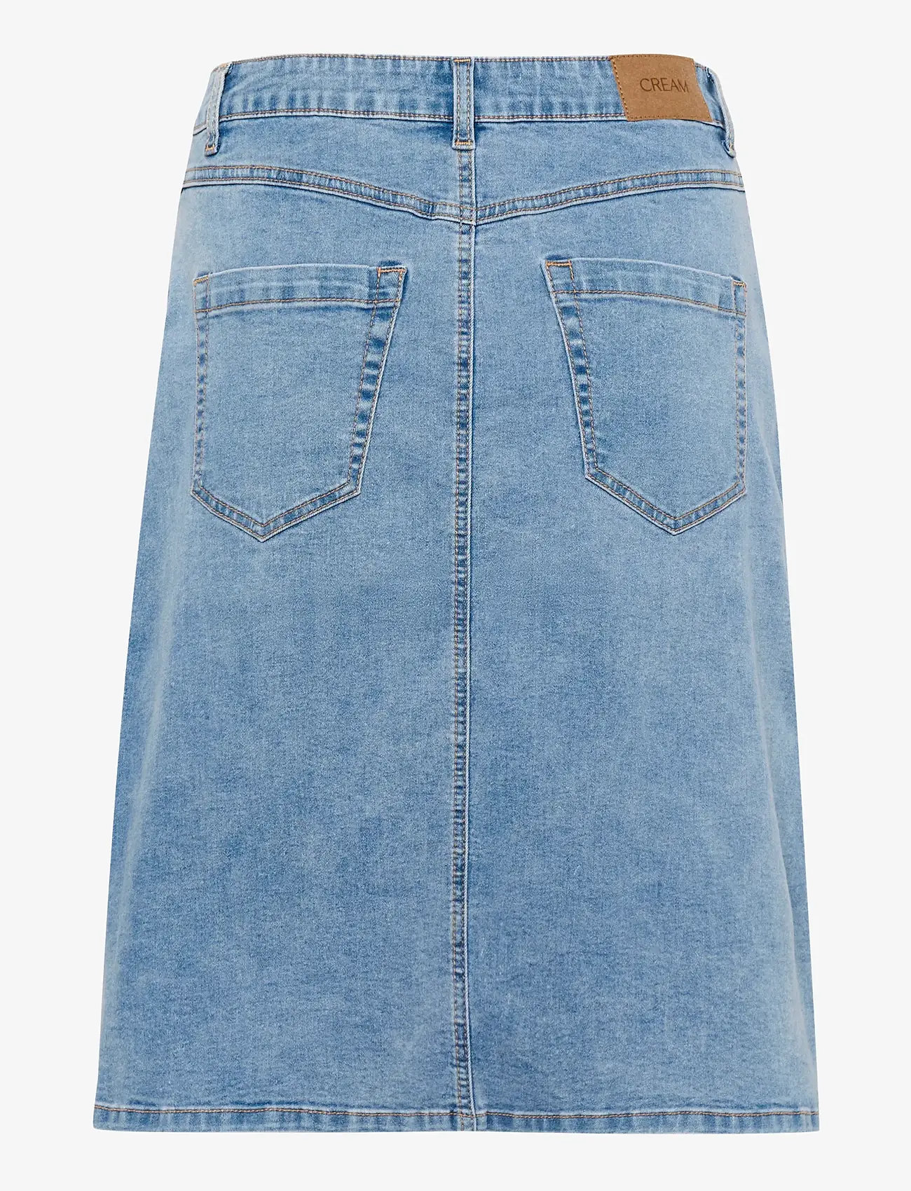 Cream - CRLone Skirt - denimnederdele - texsas medium blue denim tobac - 2