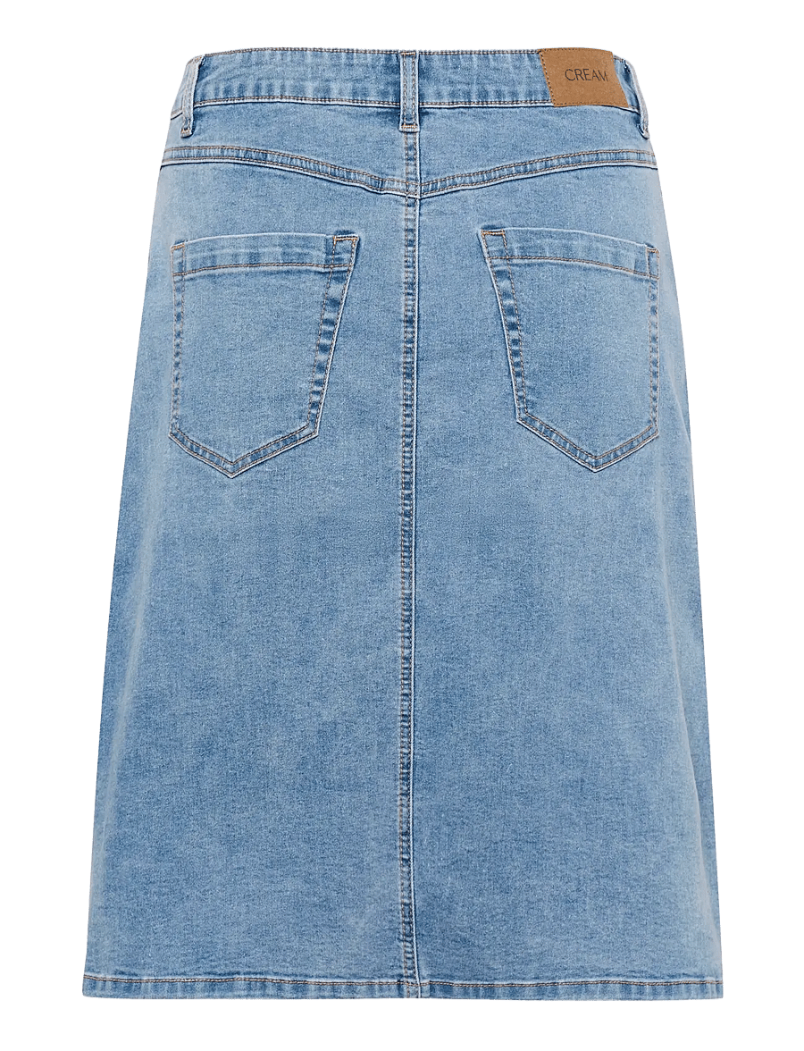 Cream - CRLone Skirt - džinsa svārki - texsas medium blue denim tobac - 2