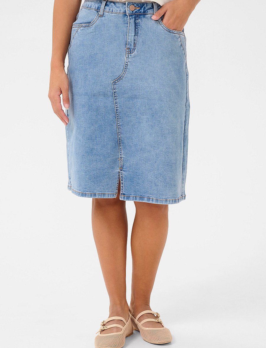 Cream - CRLone Skirt - džinsa svārki - texsas medium blue denim tobac - 0