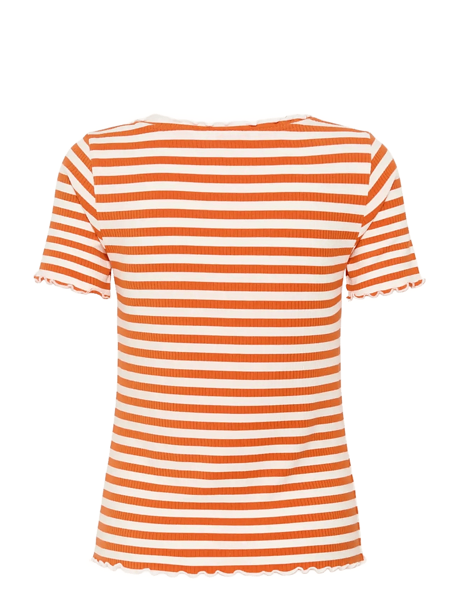 Cream - CRRibba stripe Tshirt - t-shirts - celosia white stripe - 2