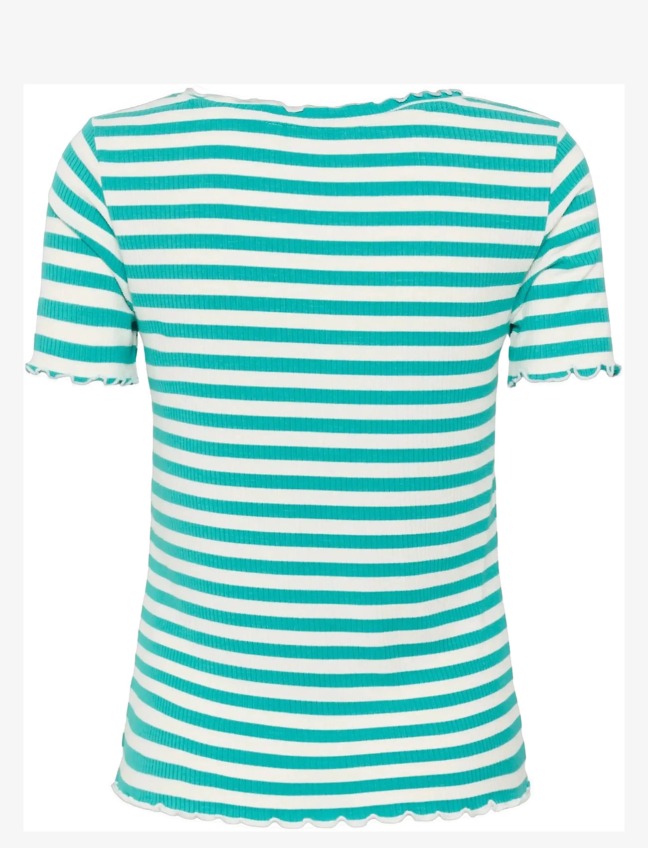 Cream - CRRibba stripe Tshirt - t-shirts - ceramic white stripe - 2