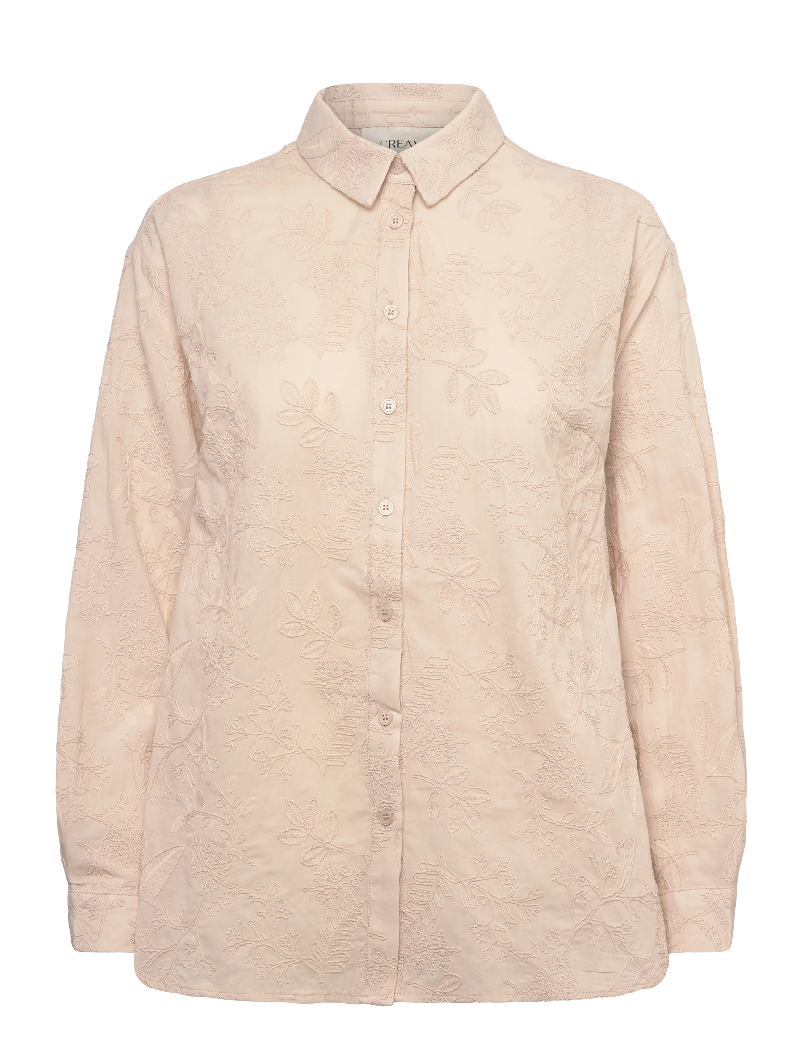 Cream Crluna Shirt, 38, Shirts, Beige - Long-sleeved, Frauen