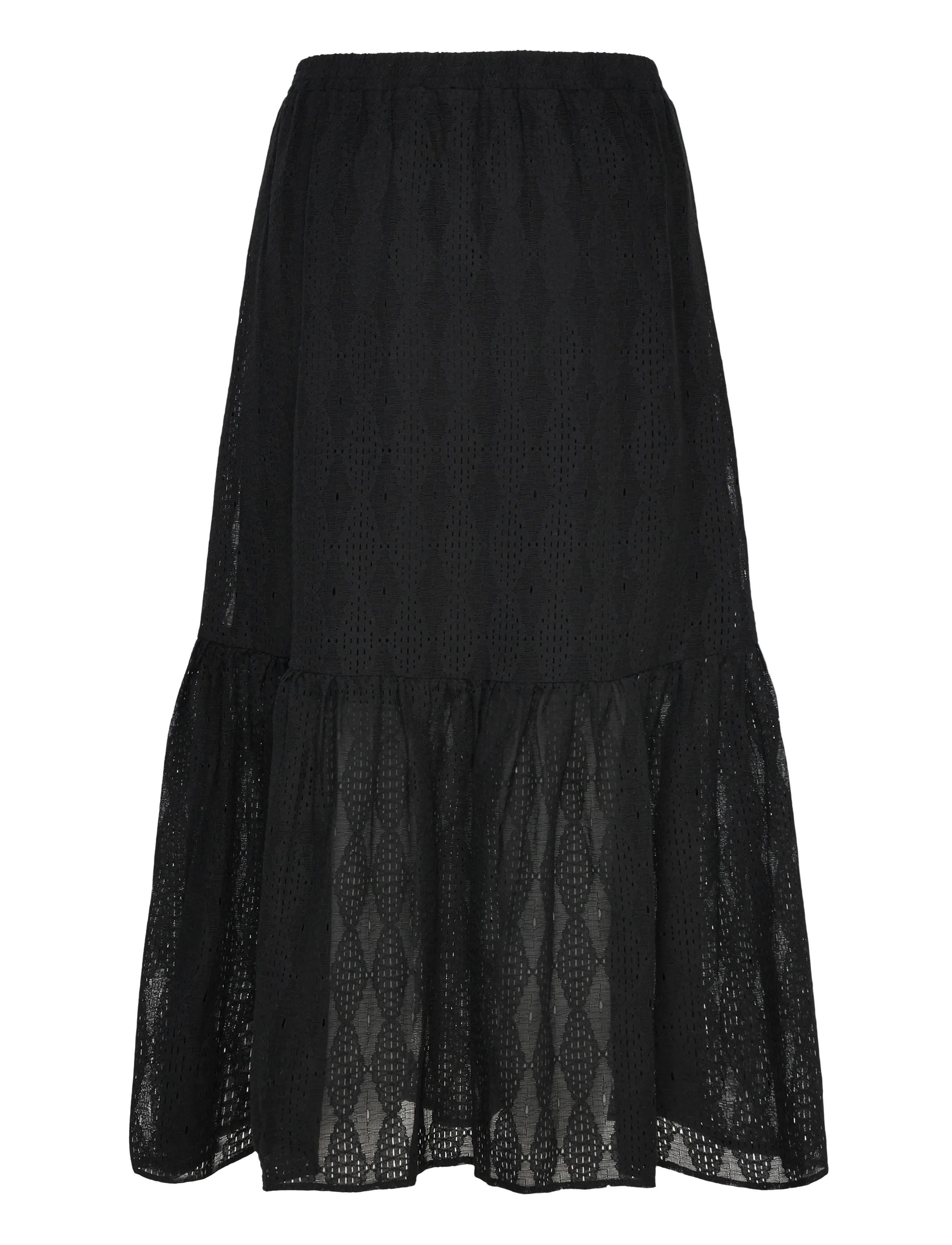 Cream - CRBillie Skirt - midi-röcke - pitch black - 1