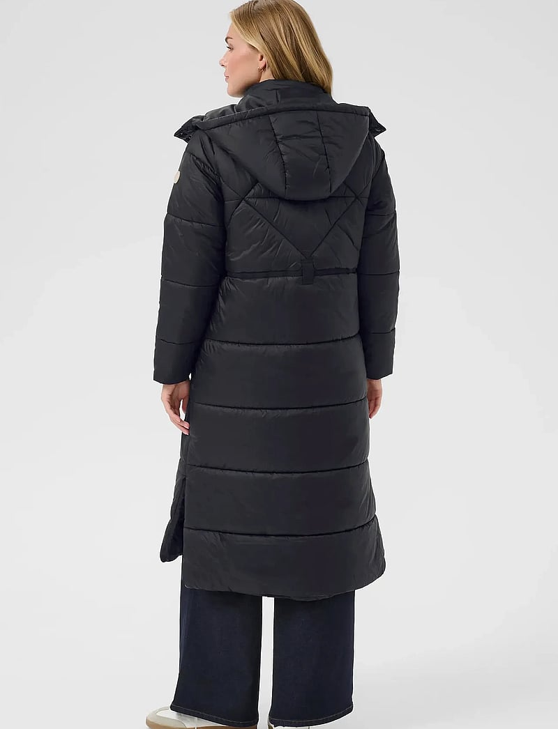 Cream - CRGaiagro Long Jacket - dunkappor - pitch black - 3