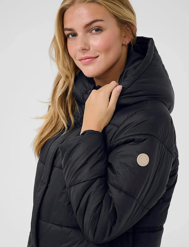 Cream - CRGaiagro Long Jacket - dunkappor - pitch black - 4