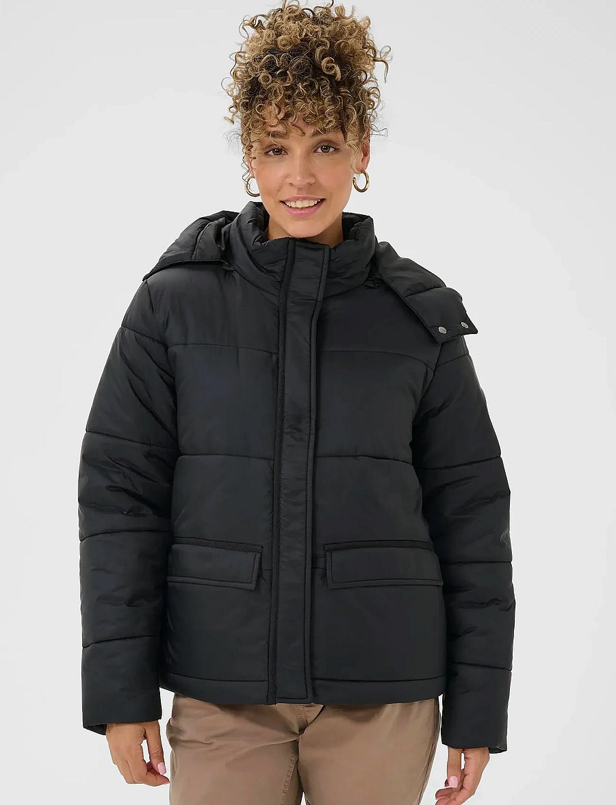 Cream - CRGaiagro Short Jacket - winterjacken - pitch black - 0