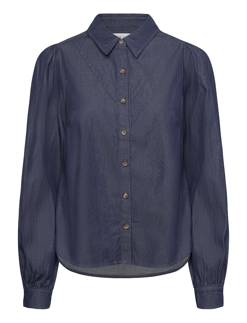 Cream - CRTallie Shirt - denimskjorter - taos dark blue denim - 0