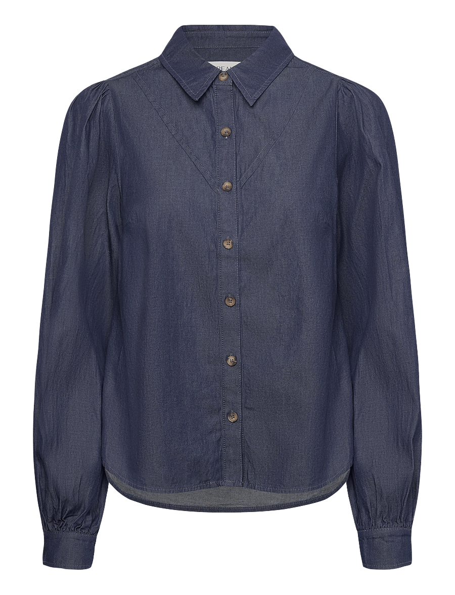 Cream - CRTallie Shirt - jeanshemden - taos dark blue denim - 0