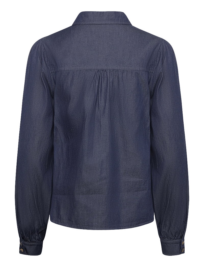 Cream - CRTallie Shirt - denimskjorter - taos dark blue denim - 1