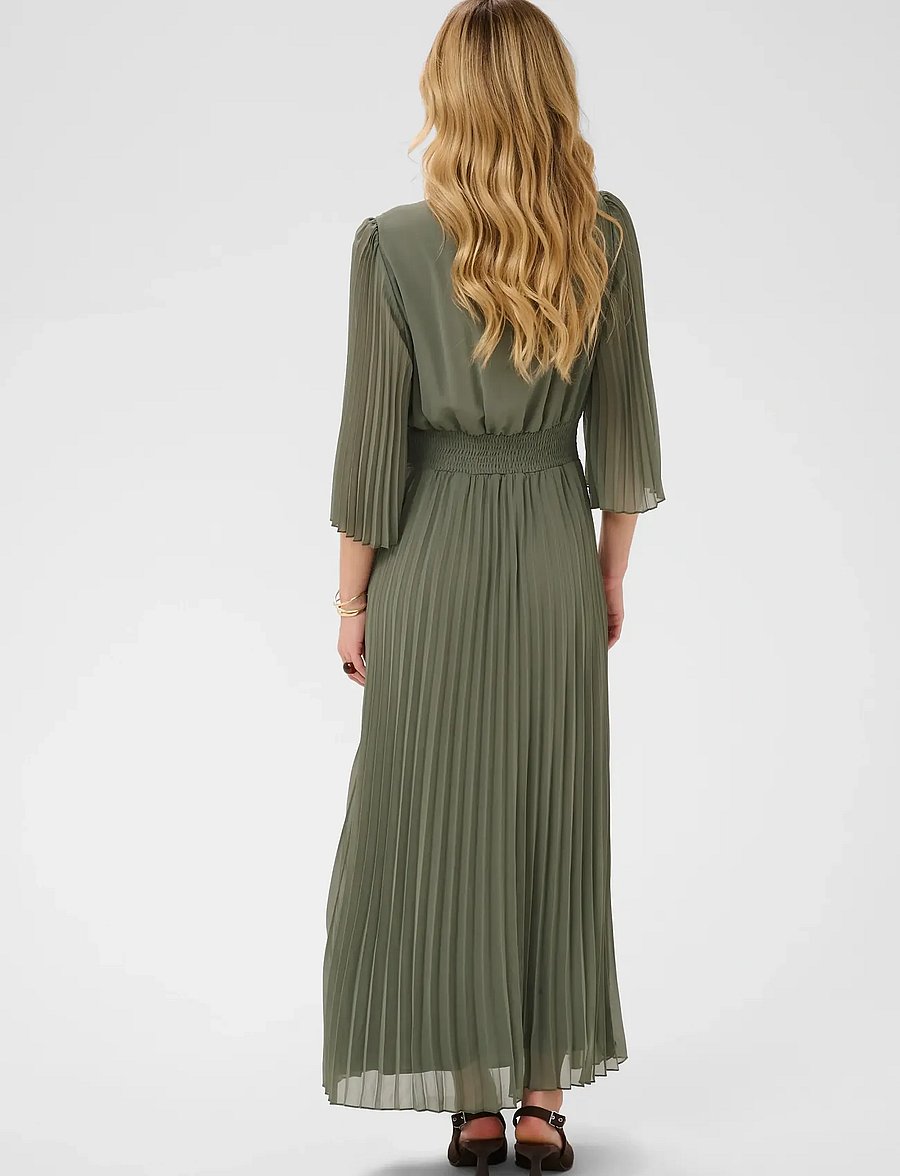 Cream - CRAluna Dress - slå-om-kjoler - mulled basil - 3