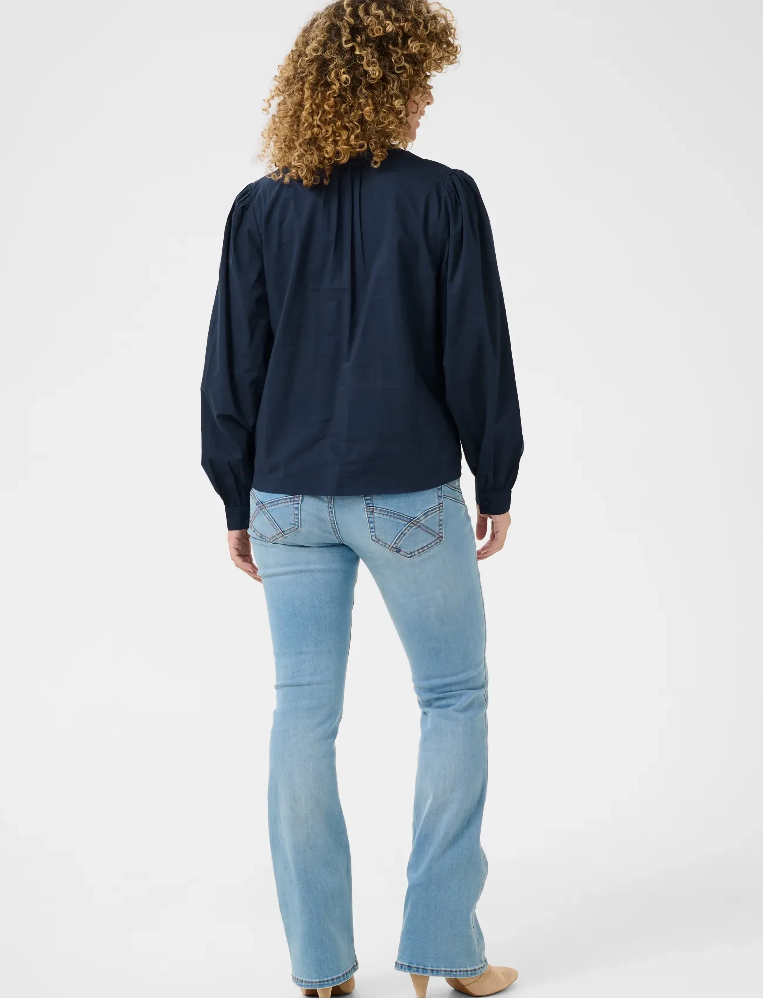 Cream - CRJassi Blouse - långärmade blusar - navy blazer - 3