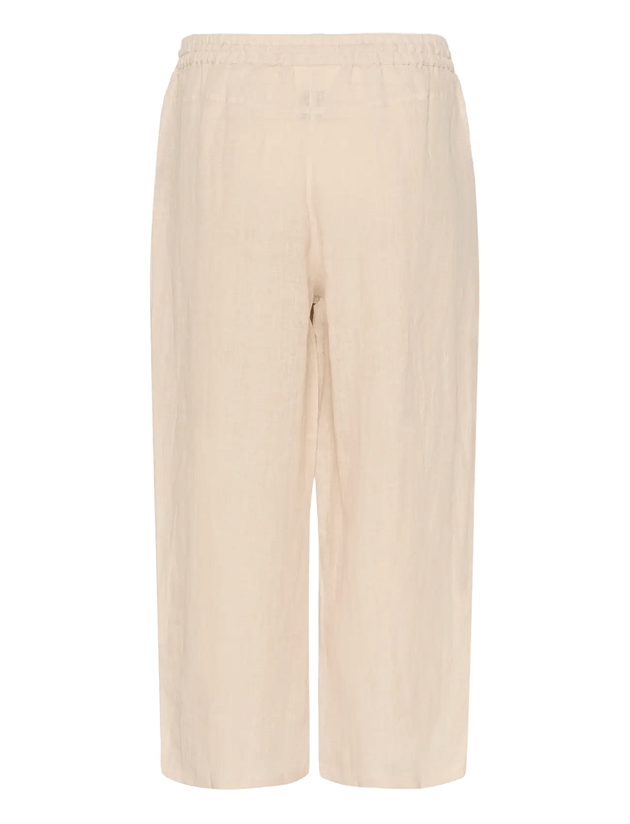Cream - CRBellis 7/8 Pant - leinenhosen - crispy sand - 2