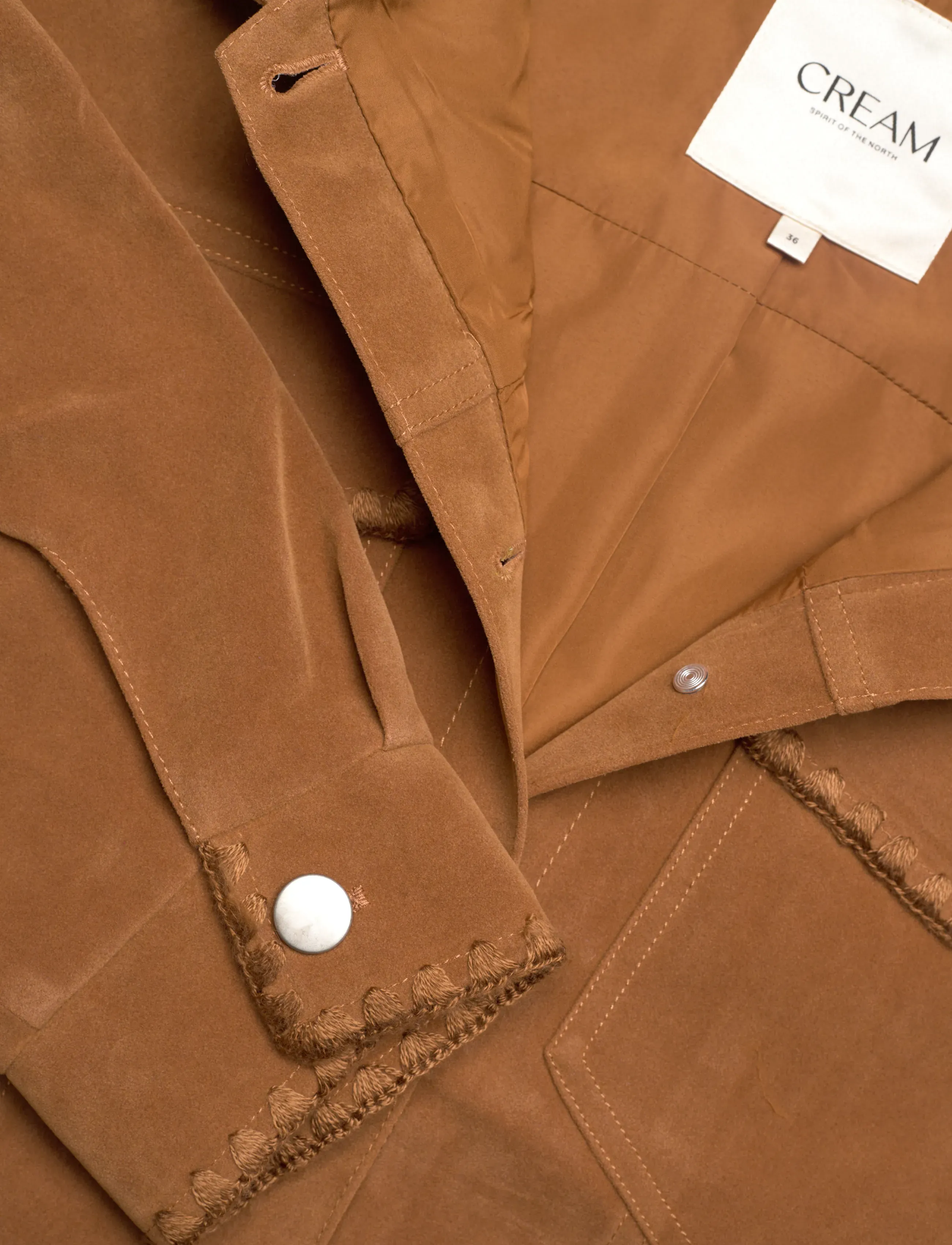 Cream - CRSave Jacket - tunna jackor - tobacco brown - 2