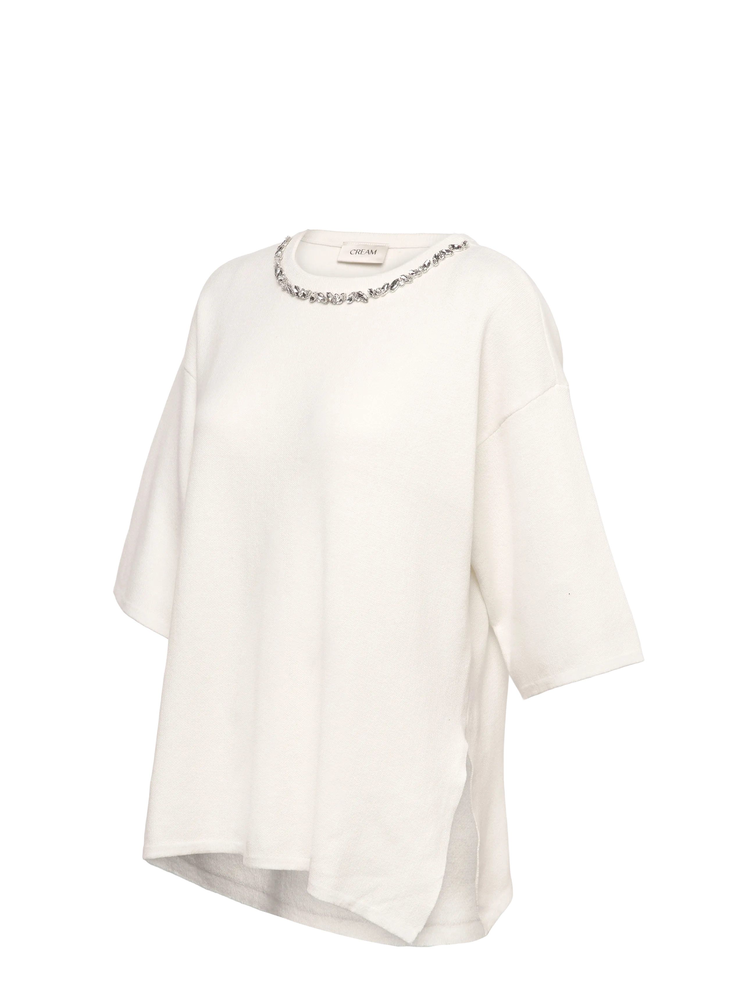 Cream - CRSillar short sleeve pullover - gebreide truien - birch - 2