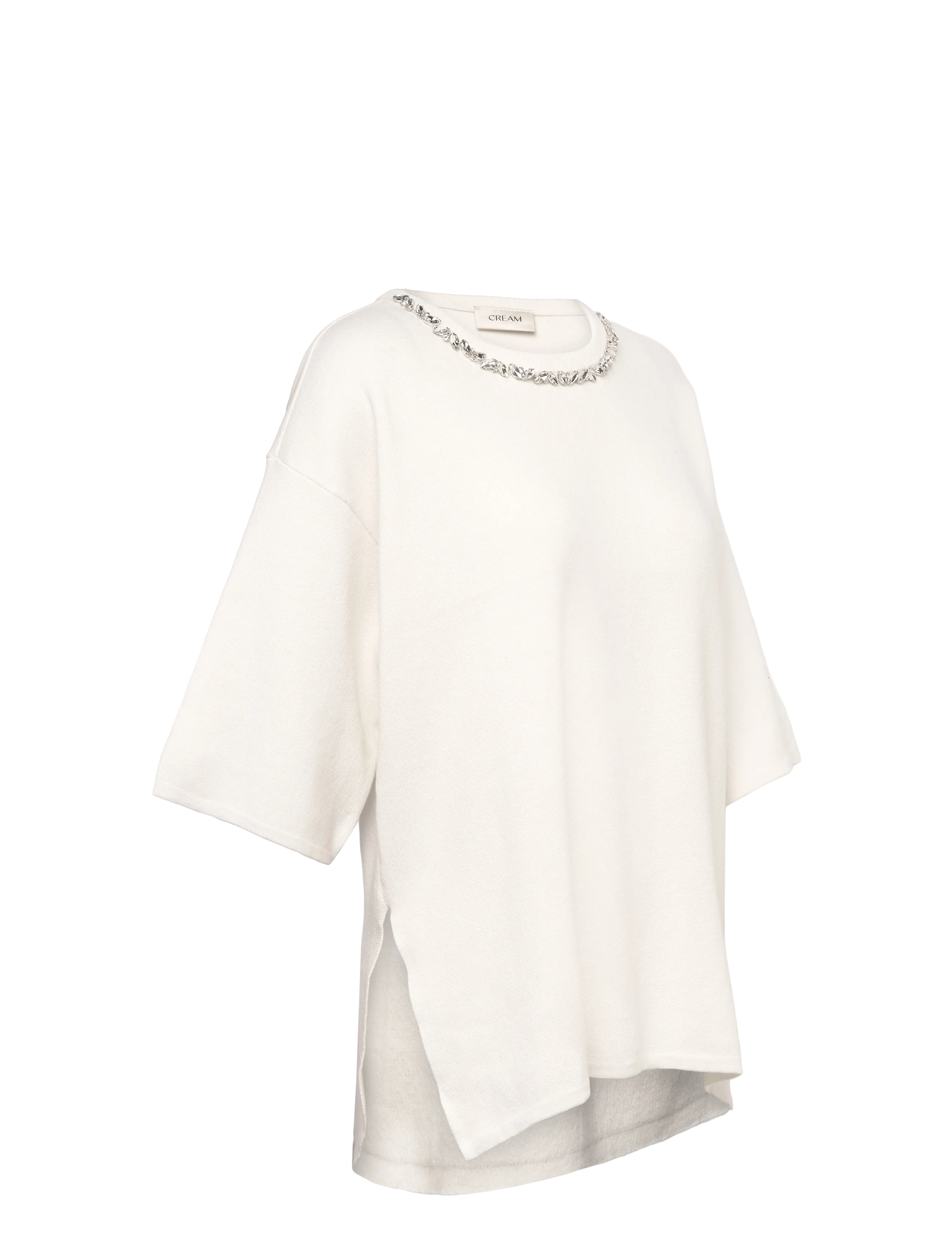 Cream - CRSillar short sleeve pullover - gebreide truien - birch - 3