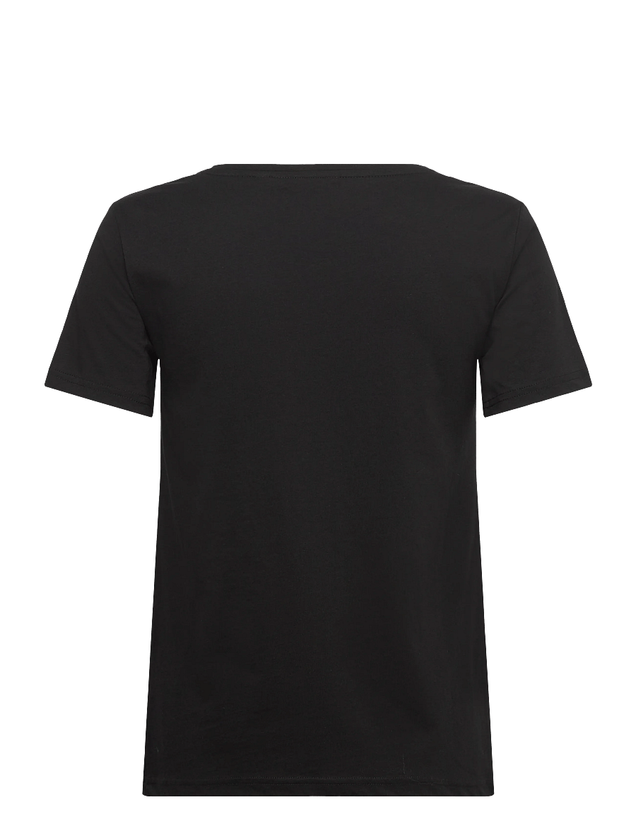Cream - CRLiria T-Shirt - t-särgid - black howdy rhinestones - 1