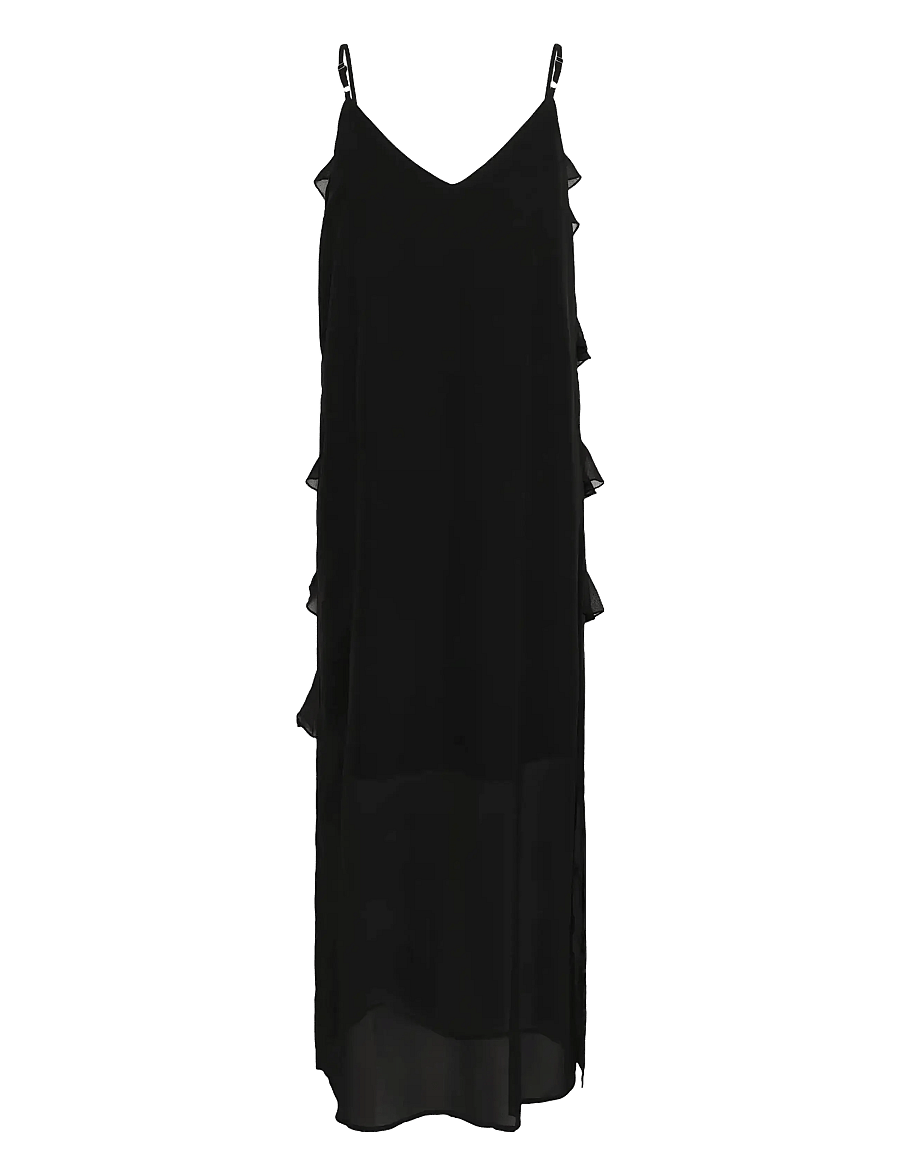 Cream - CRTima Dress - vabalt langevad slip-kleidid - pitch black - 2
