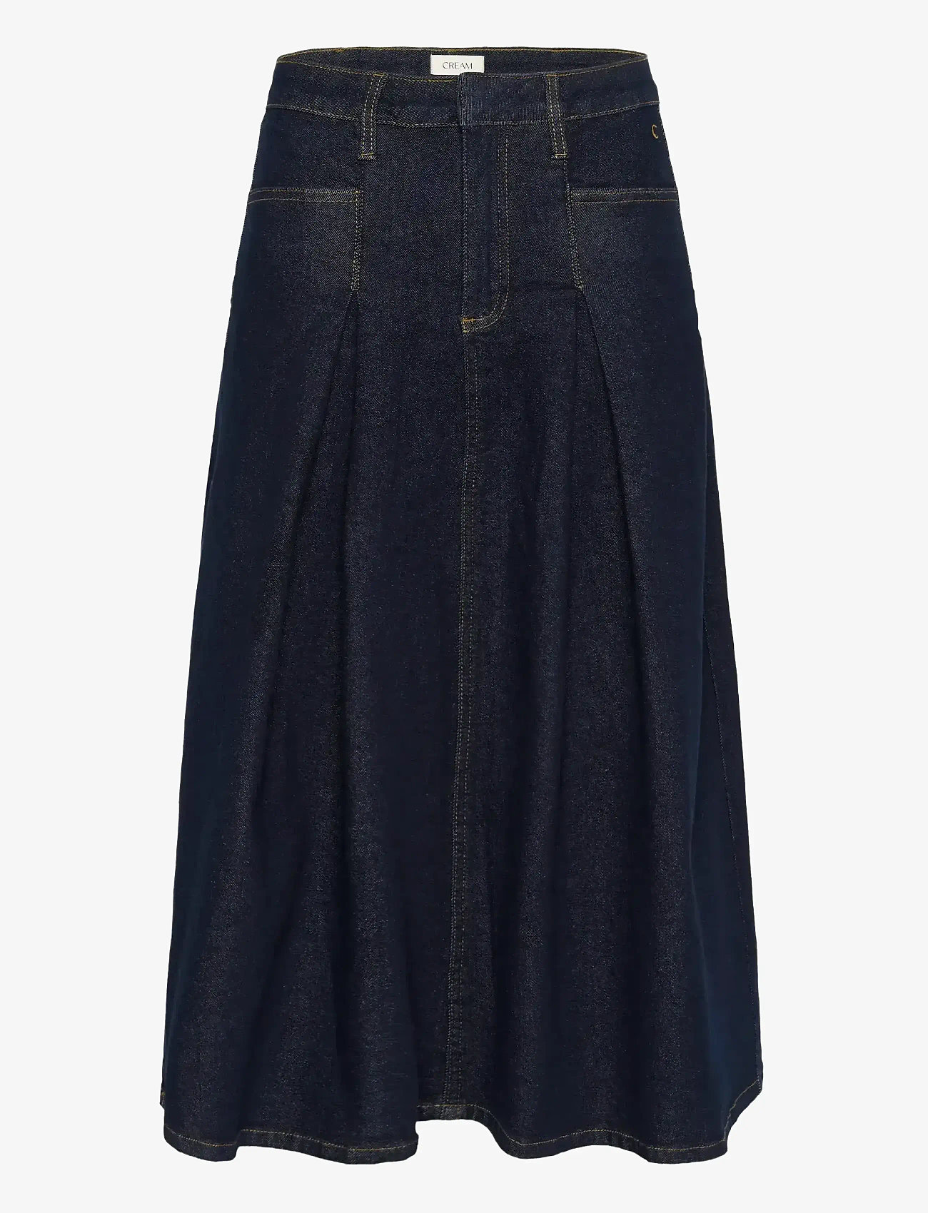 Cream - CRRobina Denim Skirt - jeanskjolar - chicago rinse blue denim tobac - 1