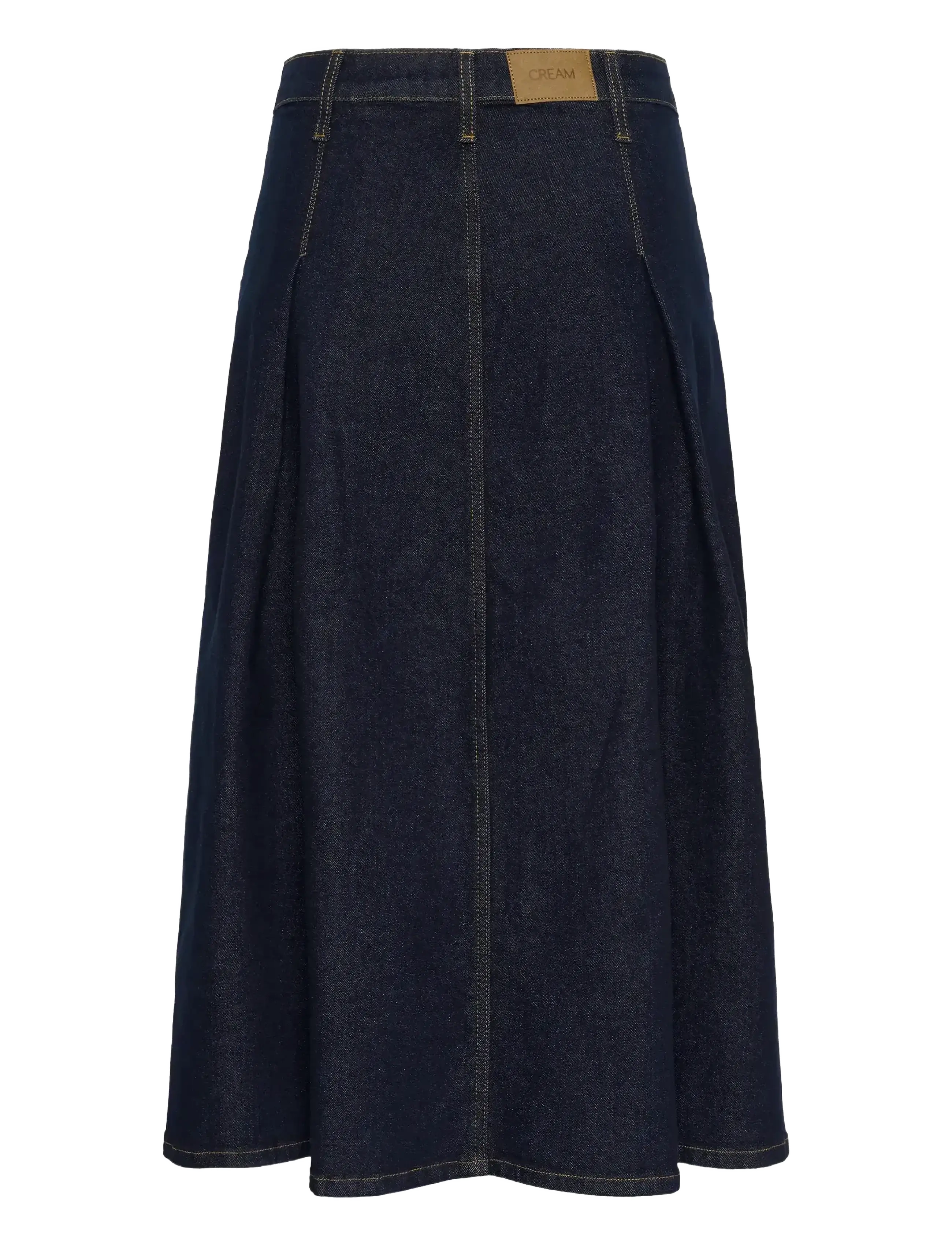 Cream - CRRobina Denim Skirt - denim skirts - chicago rinse blue denim tobac - 2